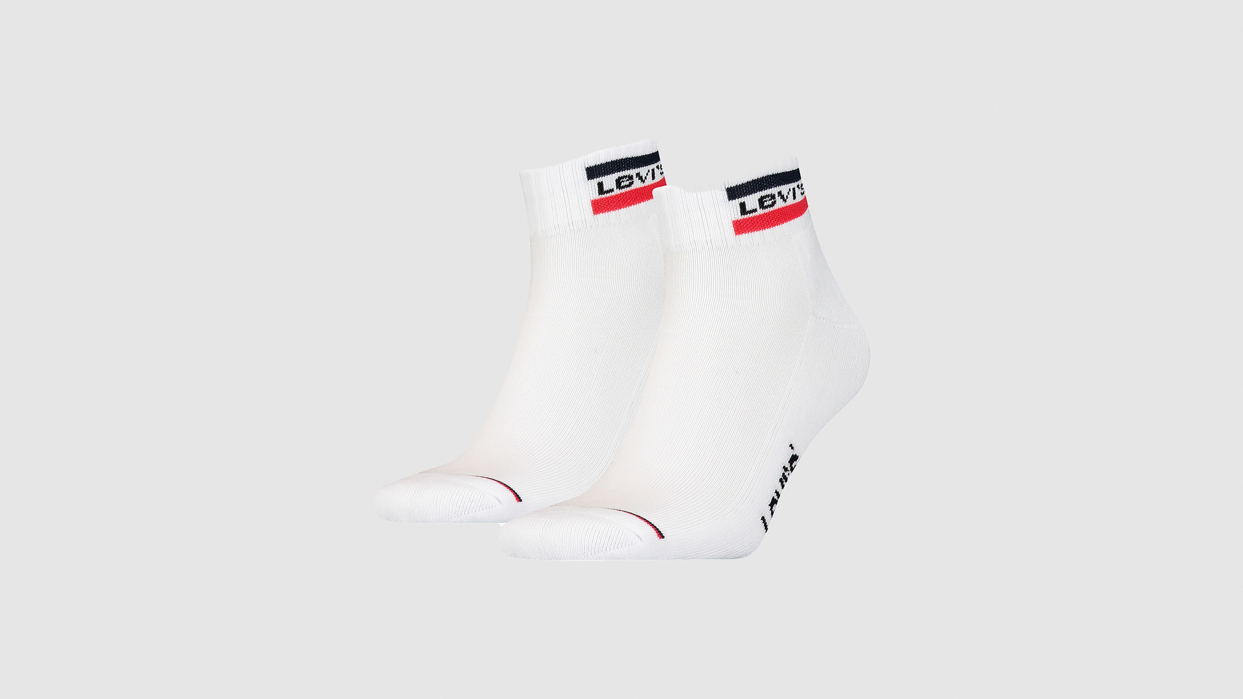 Levi's® Mid Cut Sportswear Logo Socks - 2 Pack 1