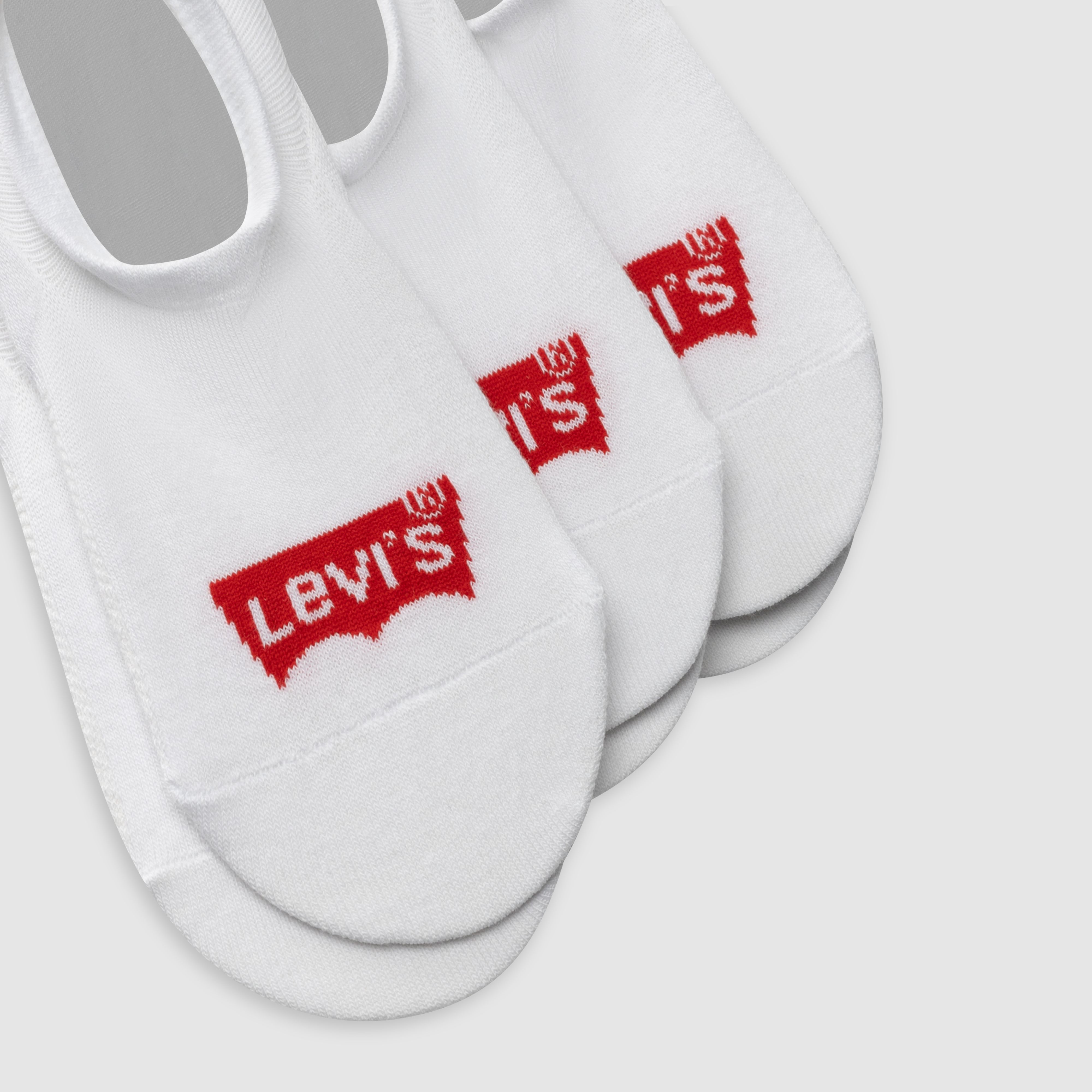 Levi's® hohe Socken mit Batwing Logo aus recycelter Baumwolle – 1 Packung mit 3 Paaren 2