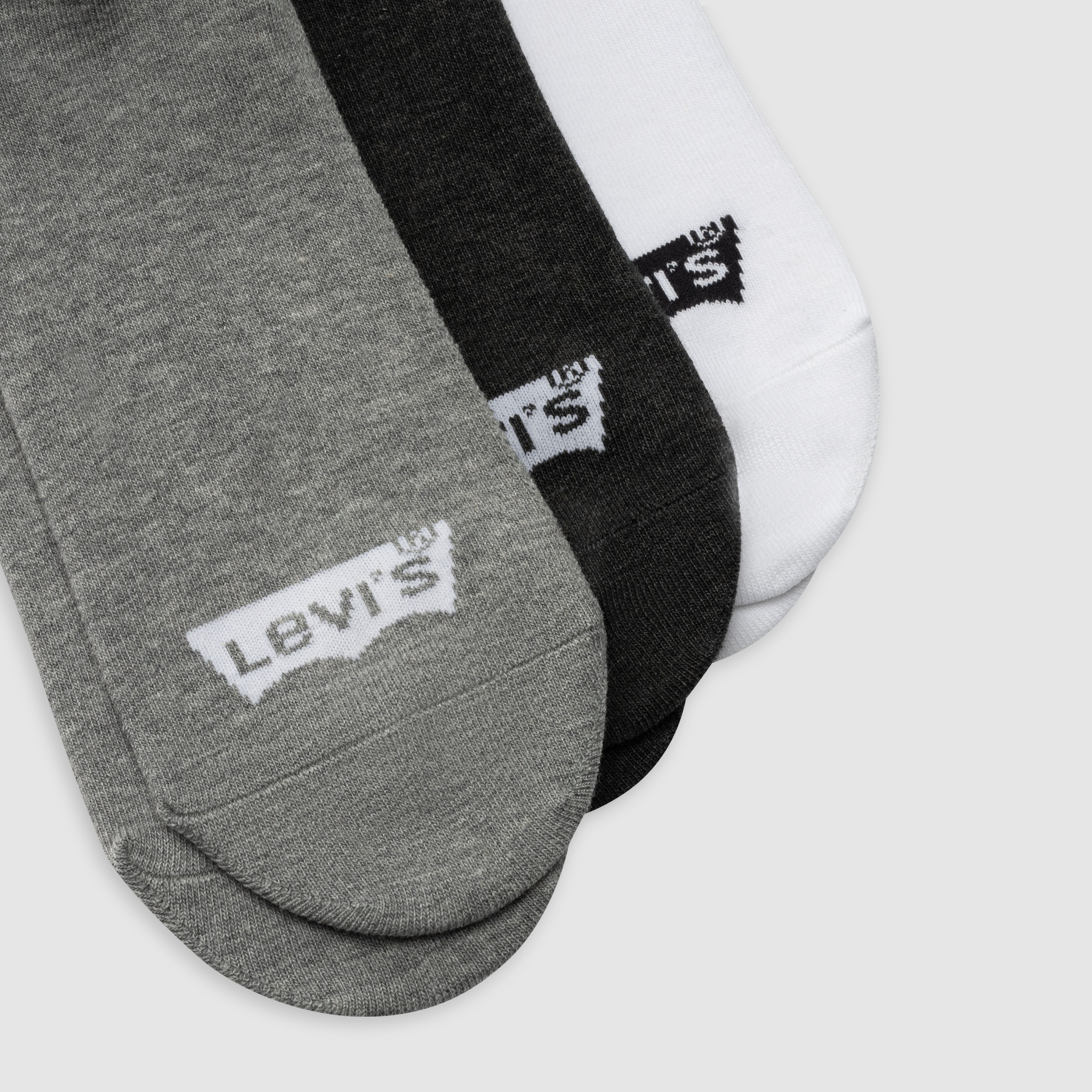 Levi's® Batwing-logo Lage Sokken van gerecycled katoen - 3 paar 2