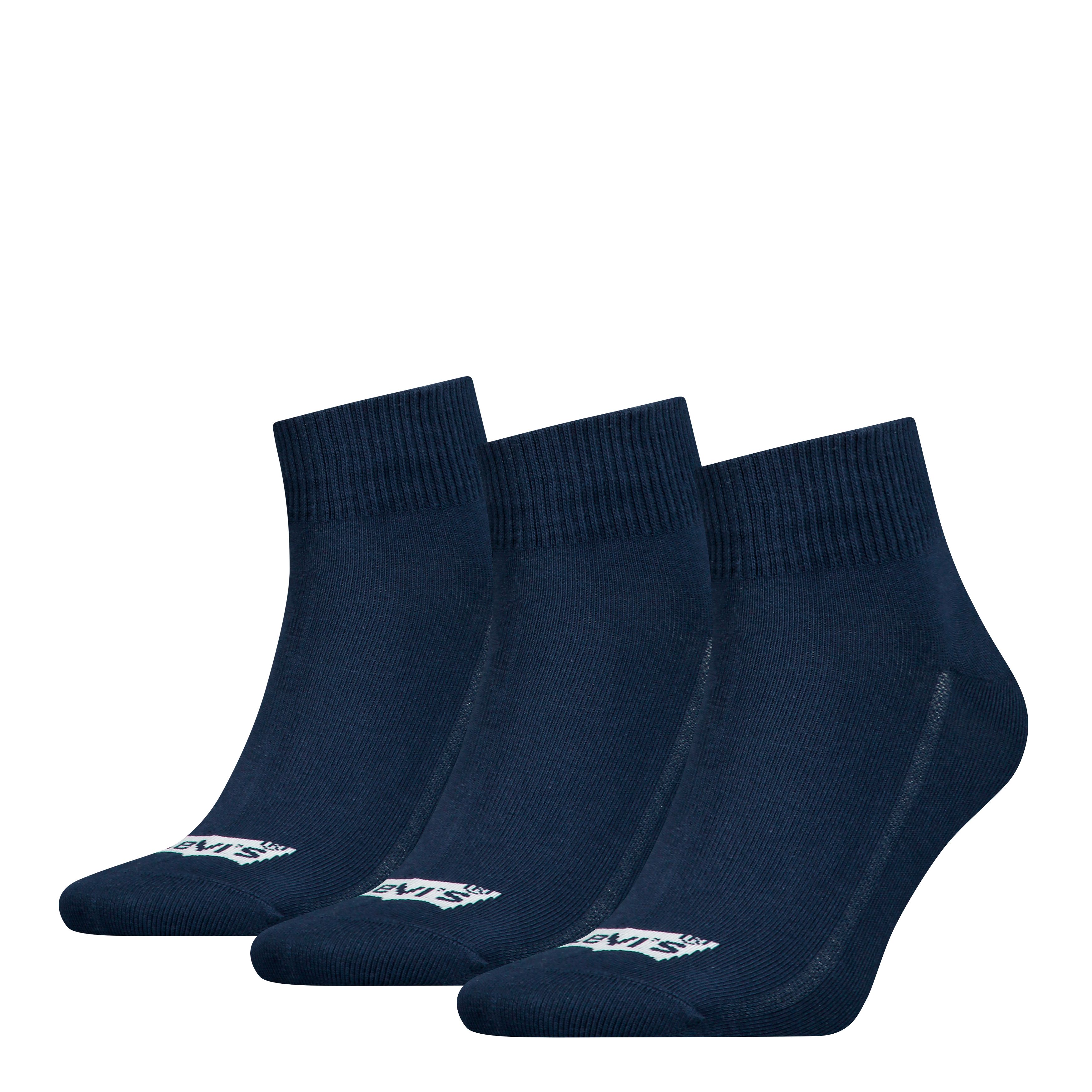 Levi’s® Mid Cut Batwing Logo Socks - 3 Pack 1