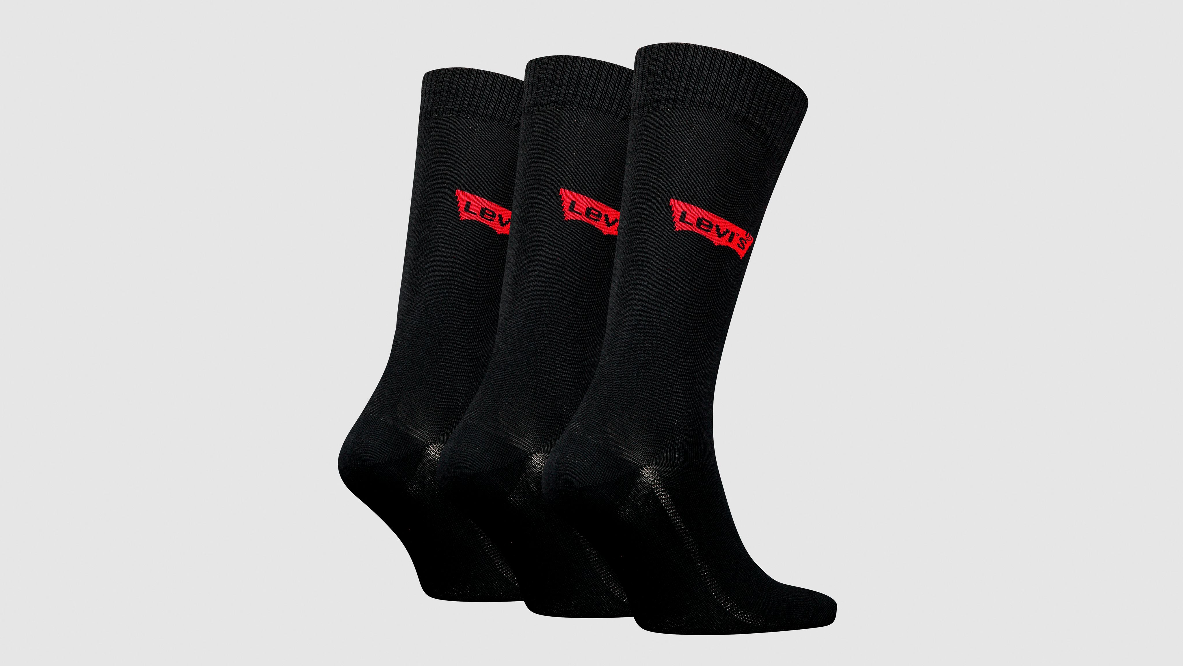 Levi's® Batwing-logo Normale Sokken van gerecycled katoen - 3 paar 2