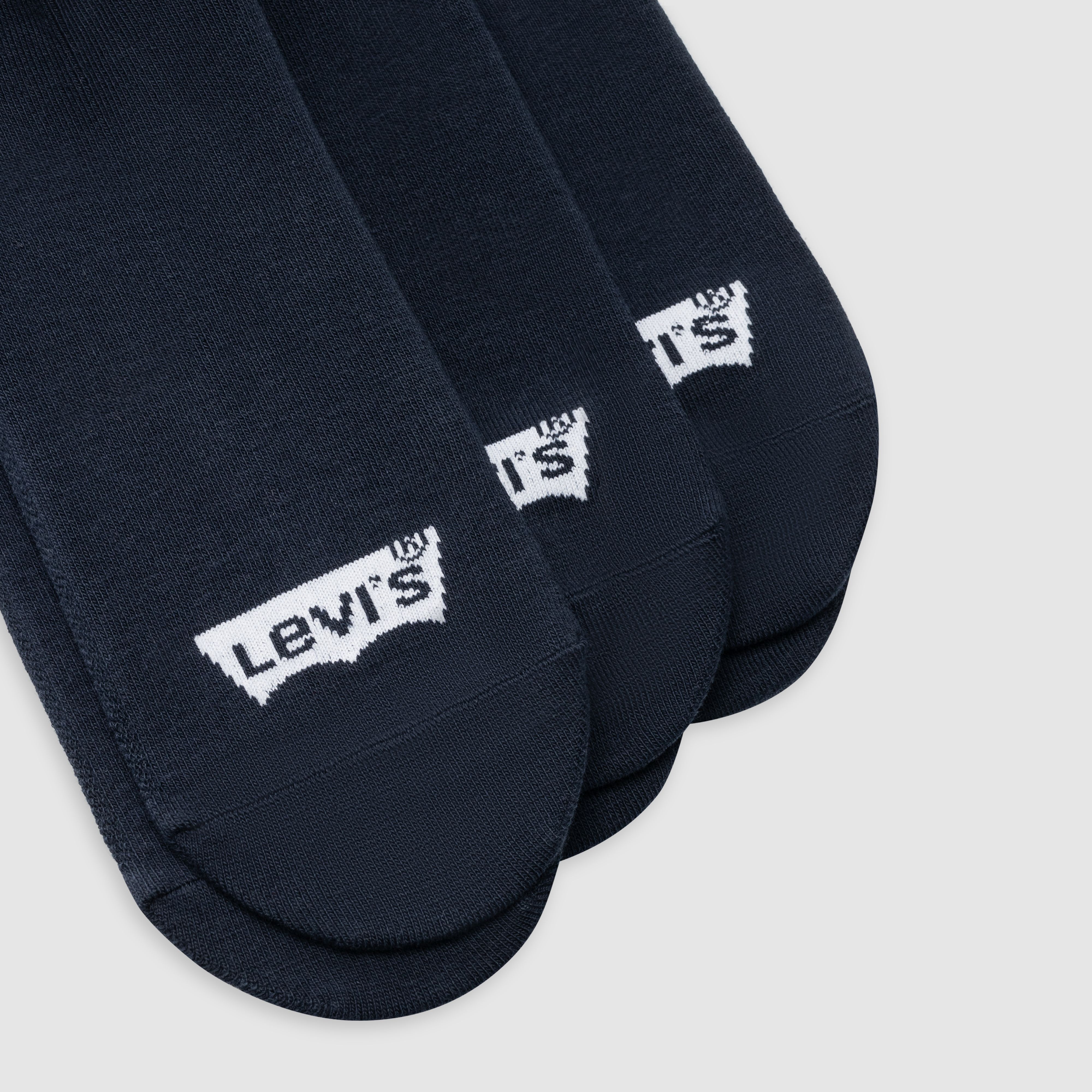 Levi's® Mid Cut Batwing Logo Recycled Cotton Socks - 3 pack 2