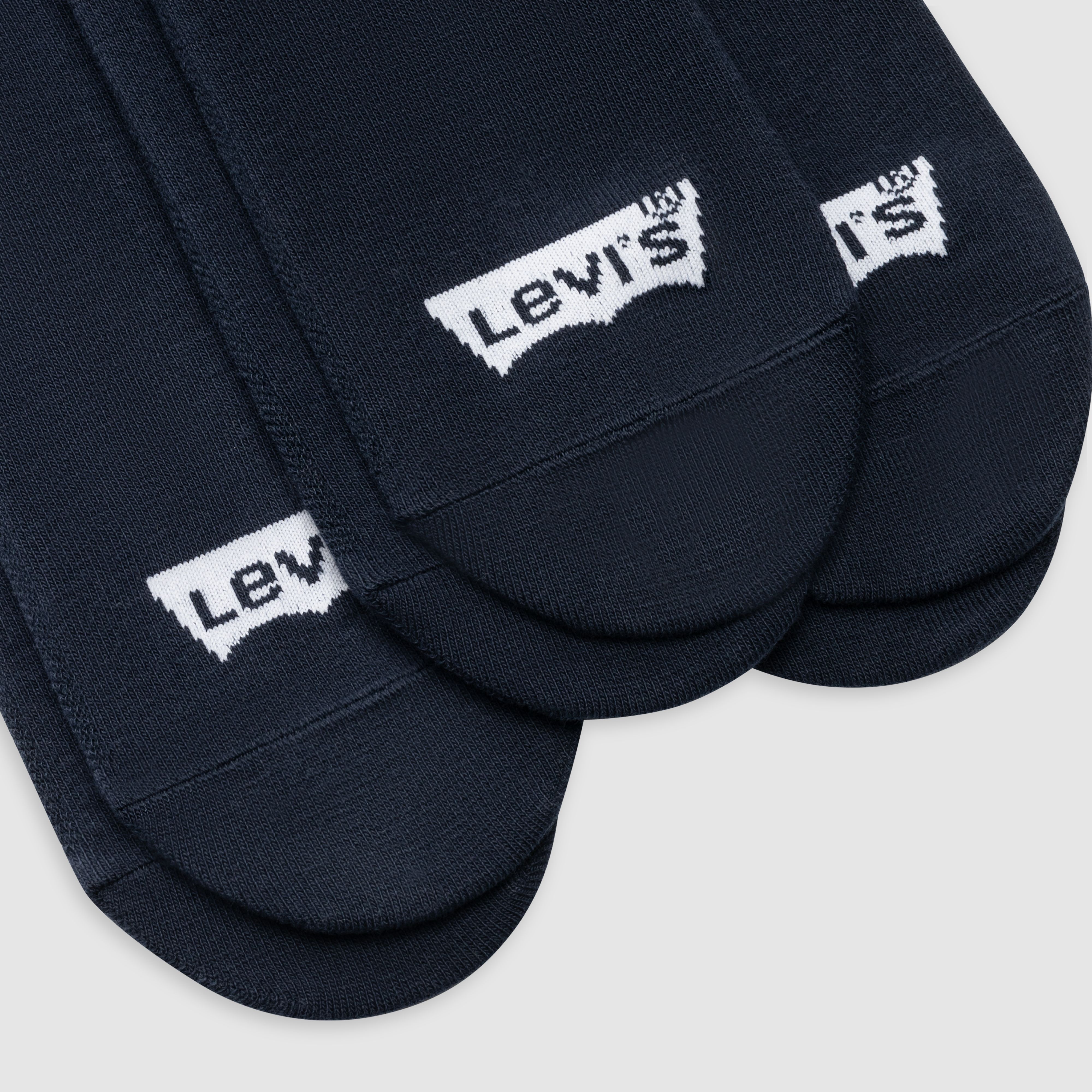 Levi's® mittelhohe Socken mit Batwing Logo aus recycelter Baumwolle – 3er-Pack 3