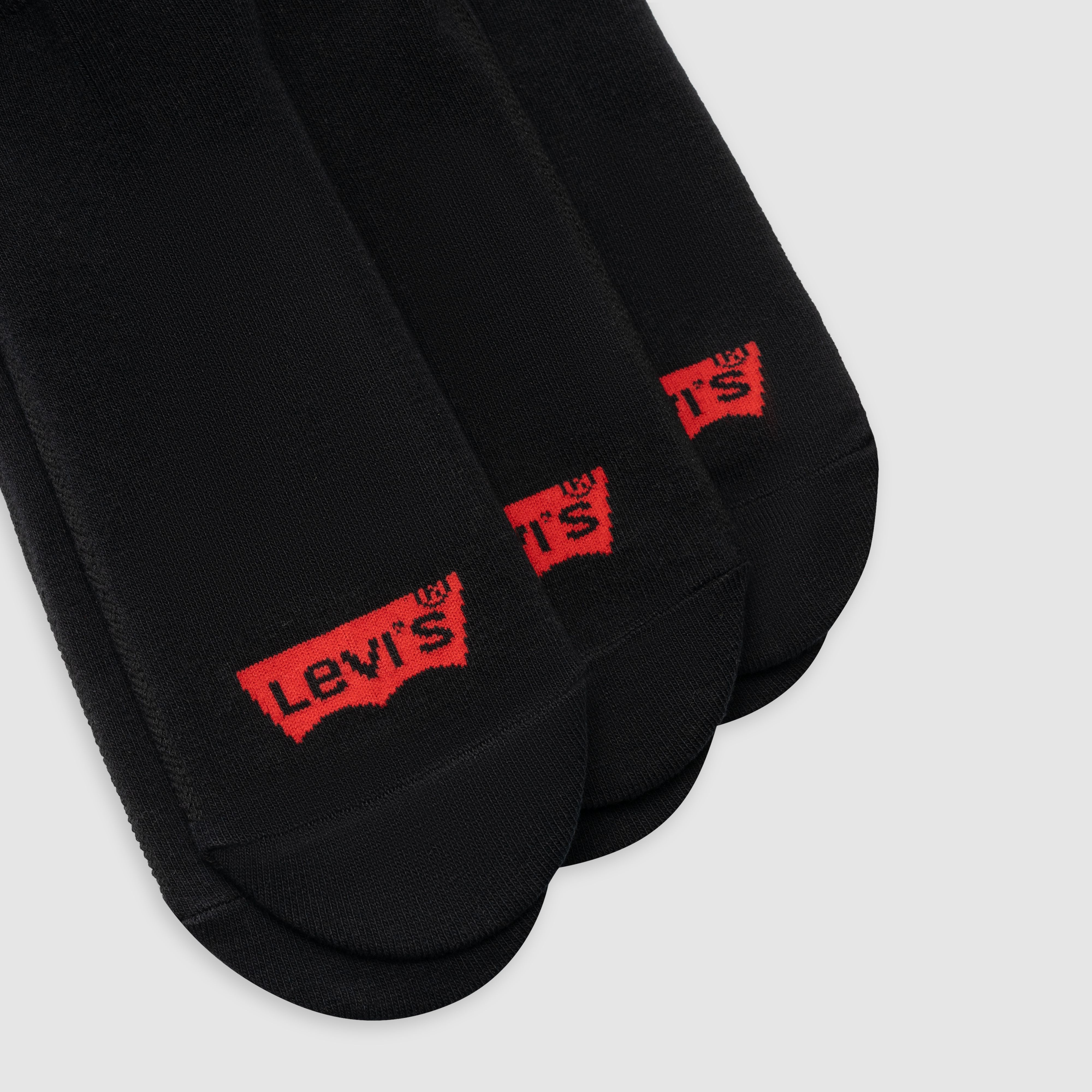 Levi's® Mid Cut Batwing Logo Recycled Cotton Socks - 3 pack 2