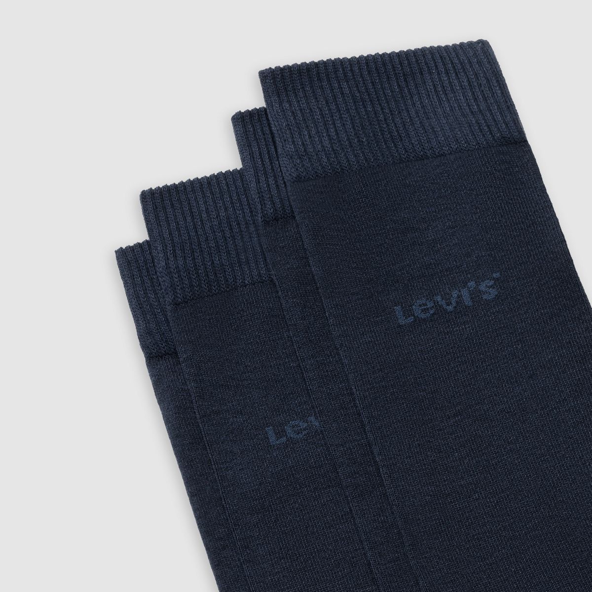 Levi's® Regular Cut Tencel Organic Cotton Socks - 2 pack — Navy - Blue