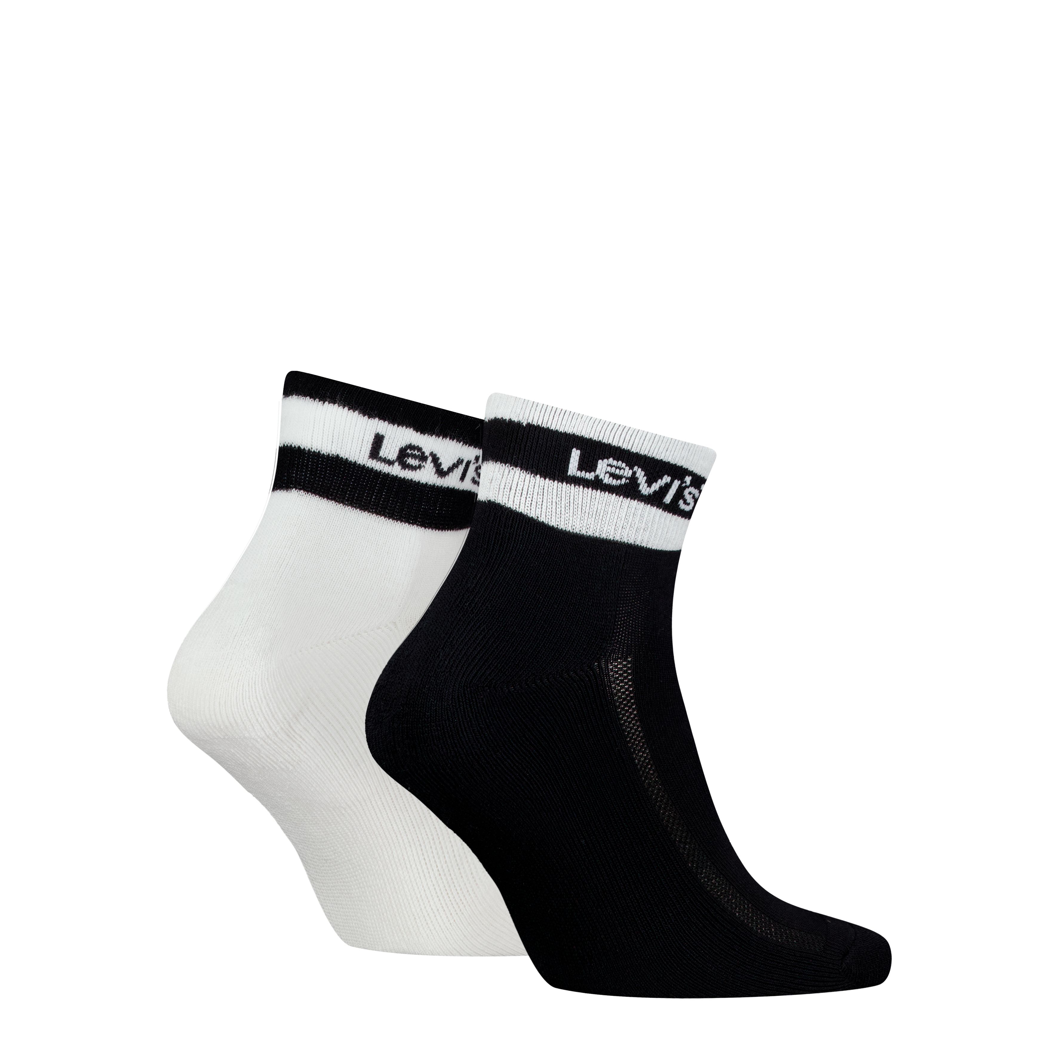 Levi's® Mid Cut Sport Stripe Socks - 2 Pack 2