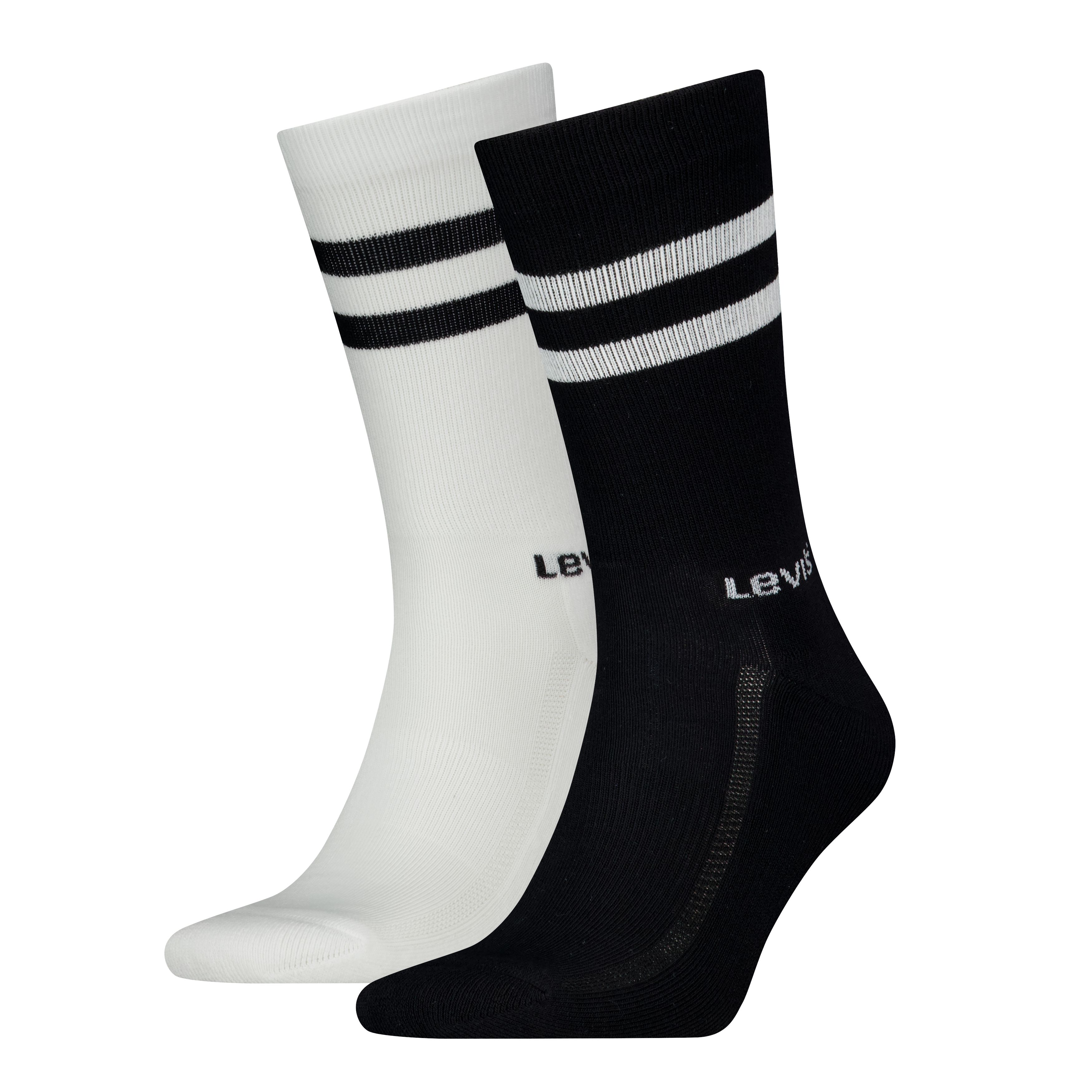 Levi's® chaussettes standard sport rayures - Lot de 2 1
