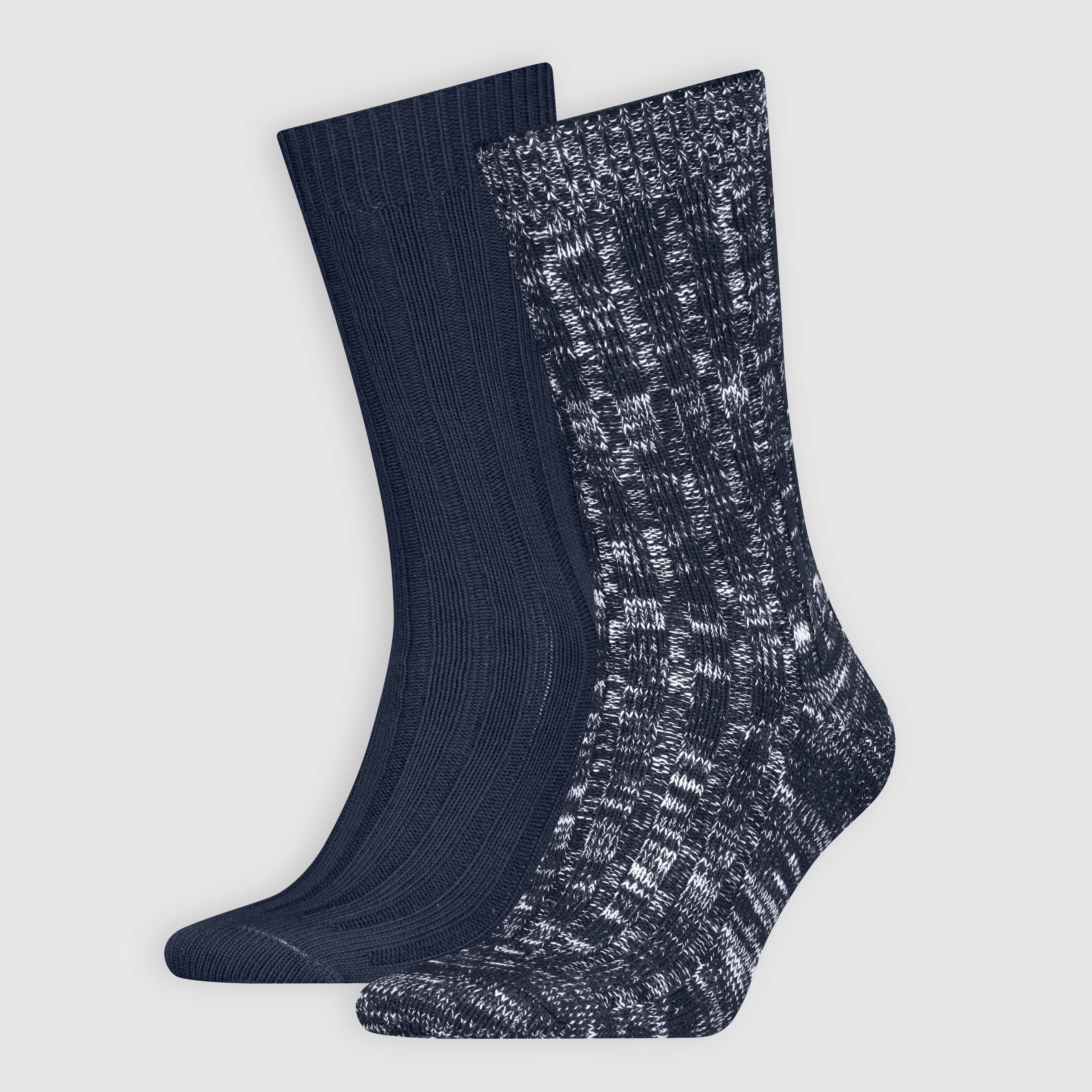 Levi's® Regular Cut Slub Mouline sokken - Set van 2 paar 1