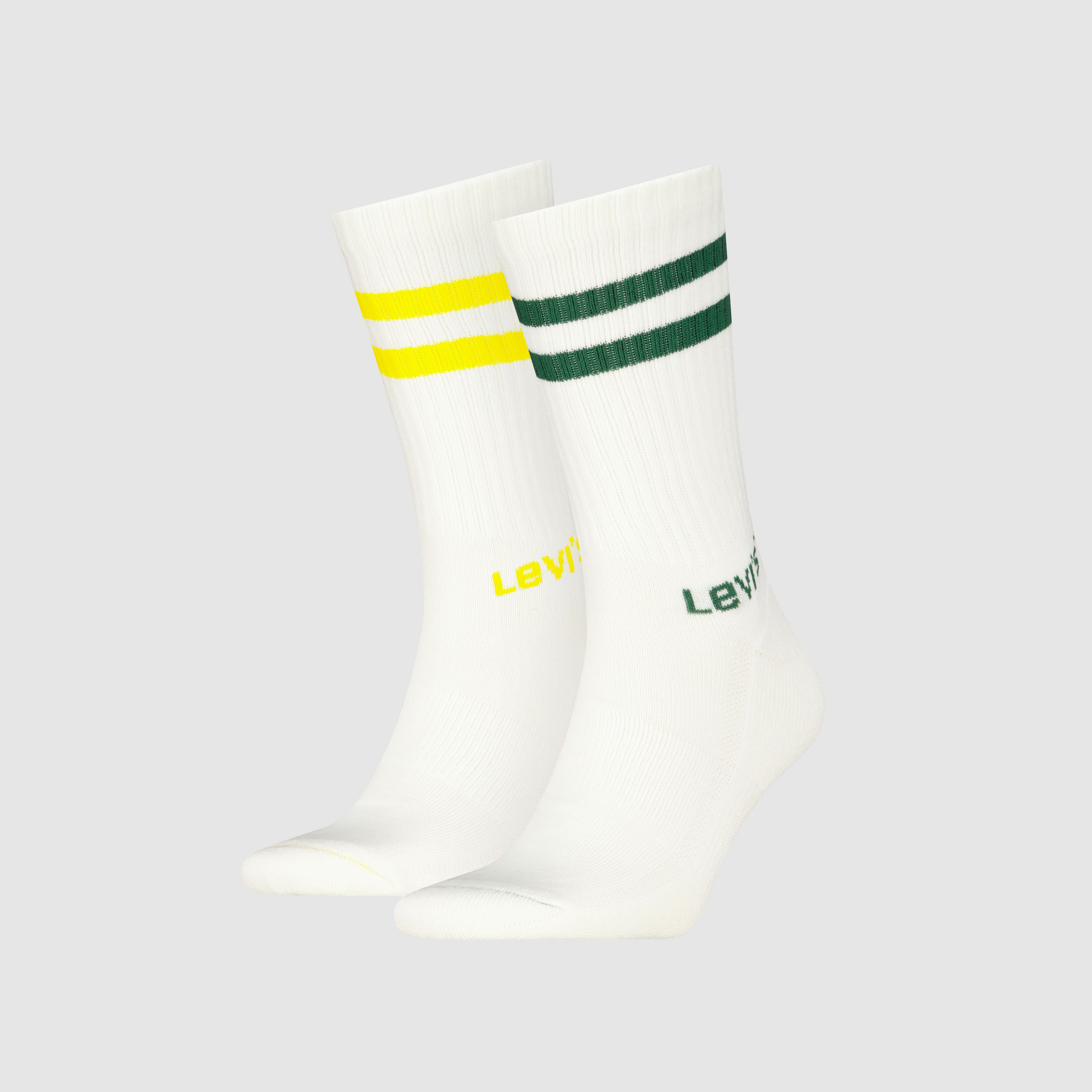 Levi's® Regular Cut Sport Stripe Socks - 2 pack 1