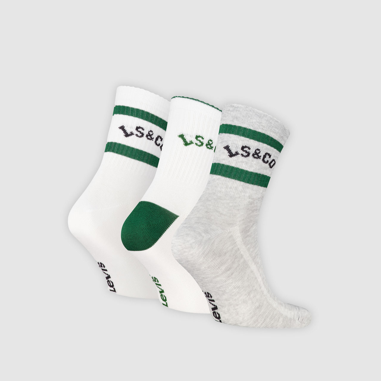 Levi's® Chaussettes de sport coupe courte - Lot de 3 2