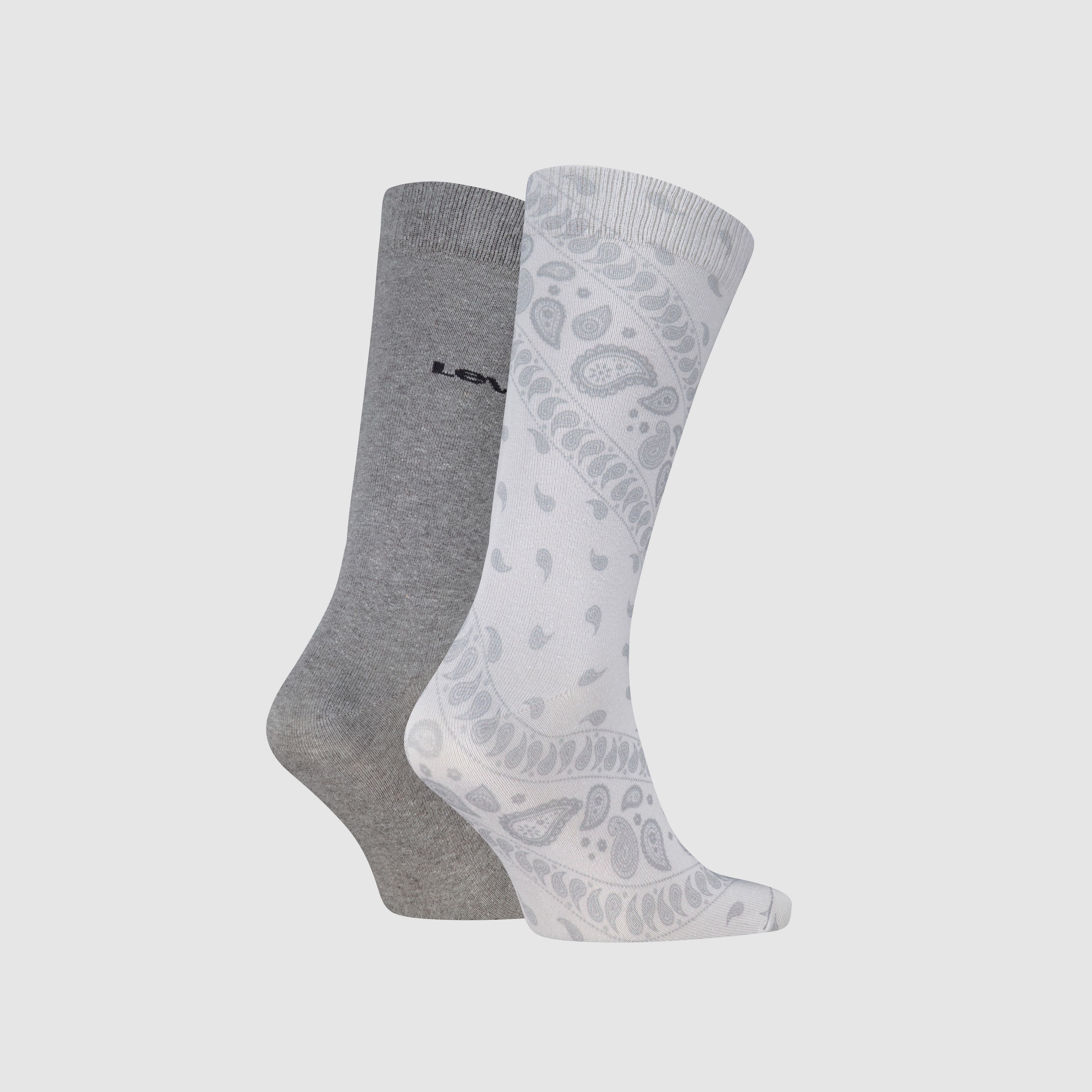 Levi's® Regular Cut Bandana Print Socks - 2 pack 2