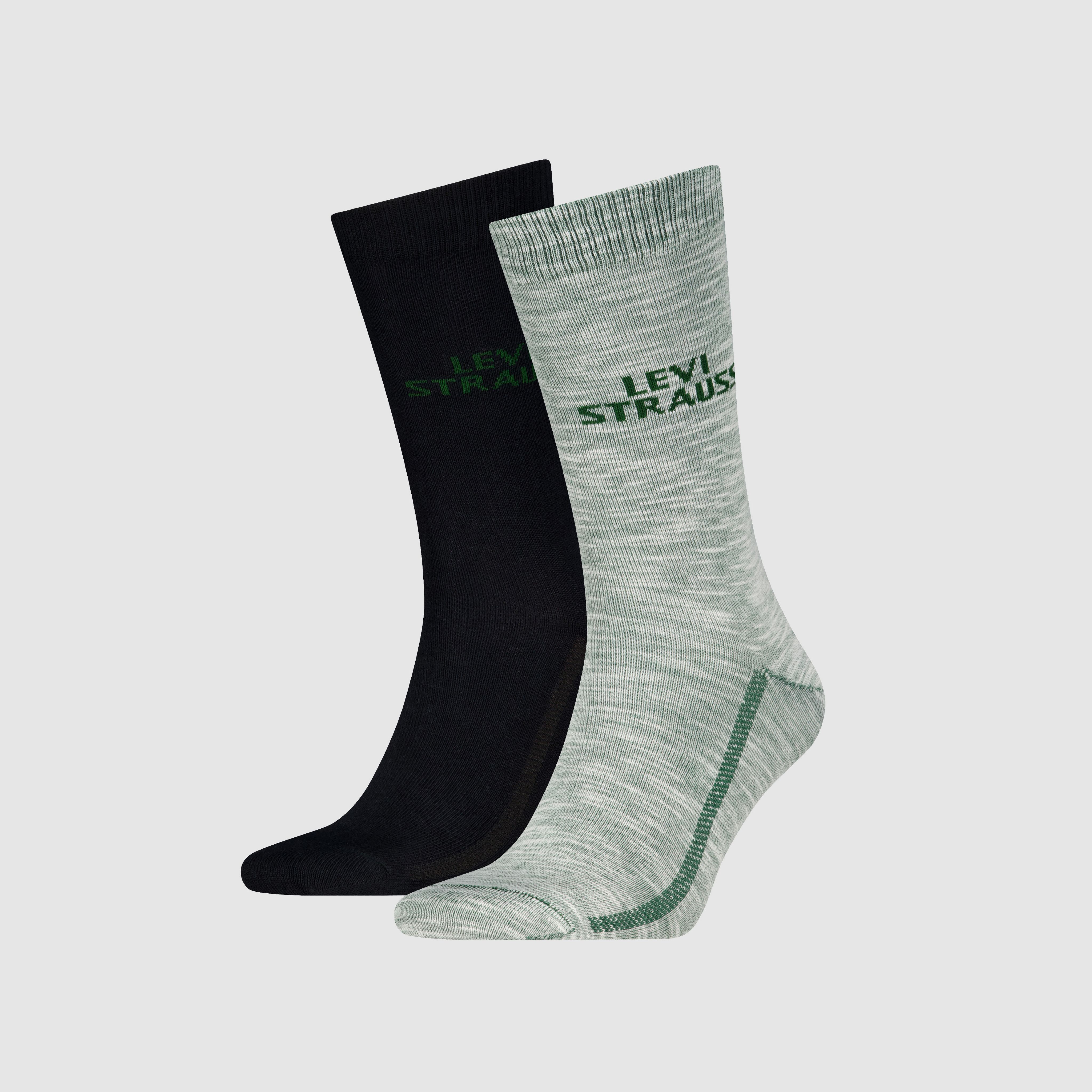 Levi's® Regular Cut Plating Yarn Socks - 2 pack 1