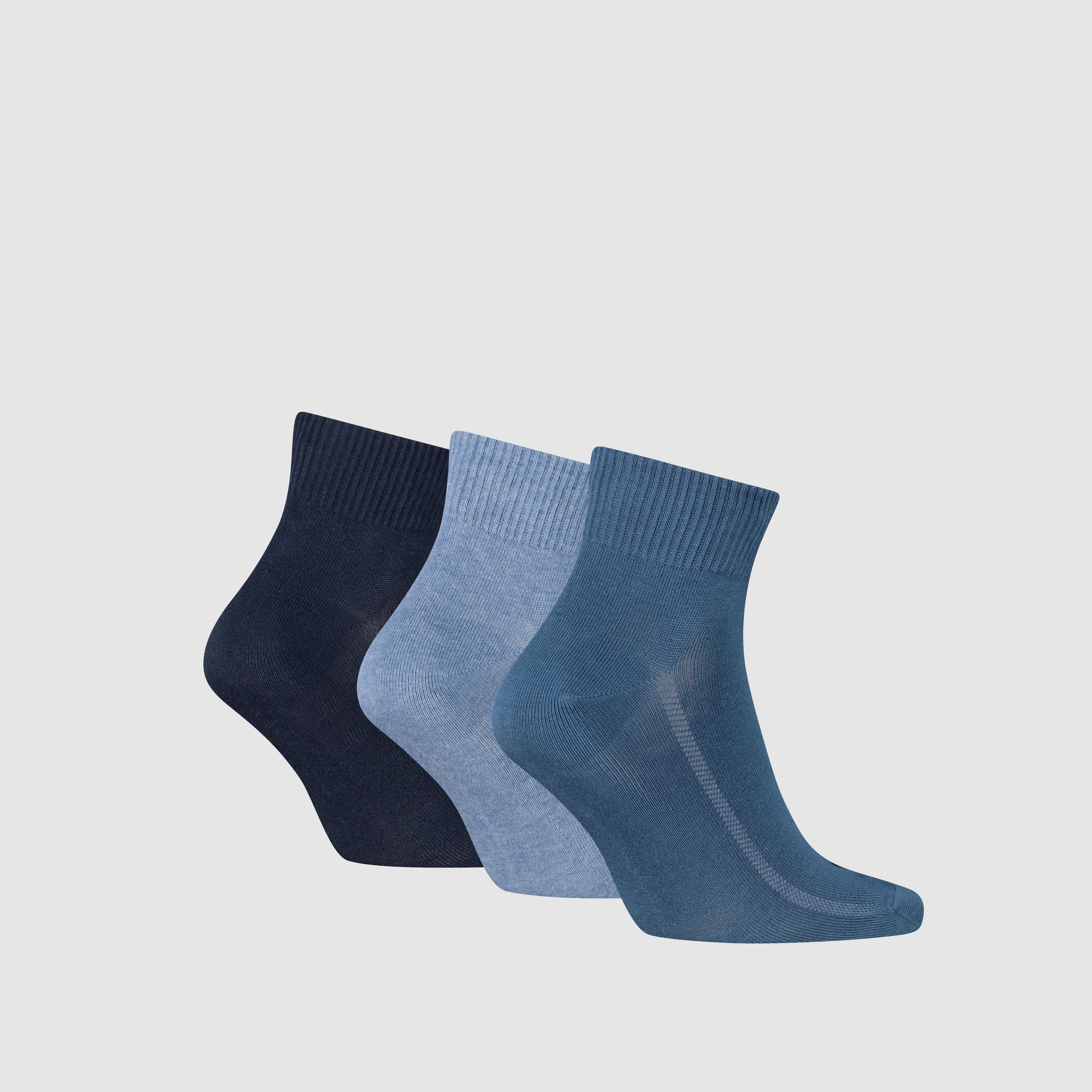 Levi's® Mid Cut Logo Socks - 3 pack 2