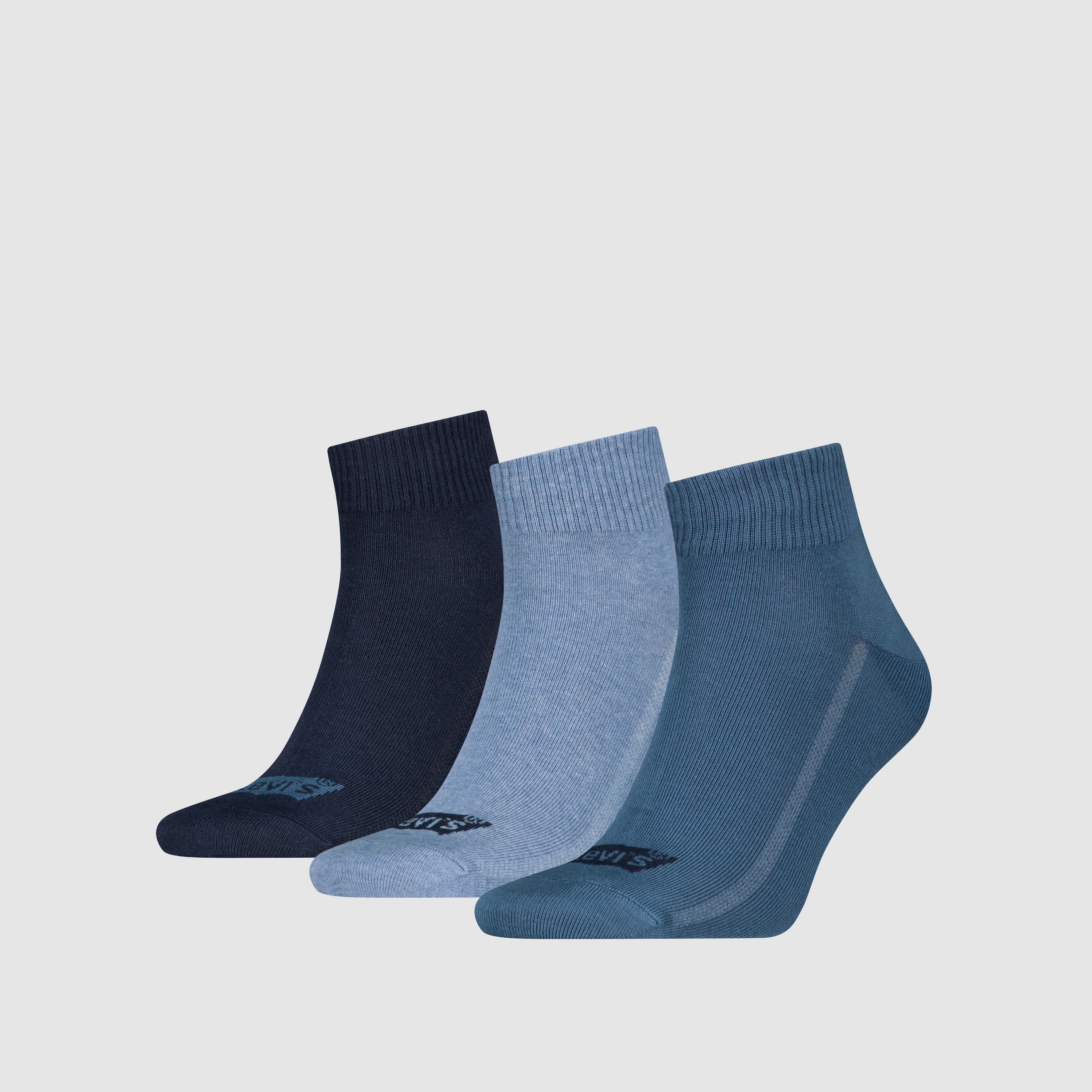 Levi's® Mid Cut Logo Socks - 3 pack 1