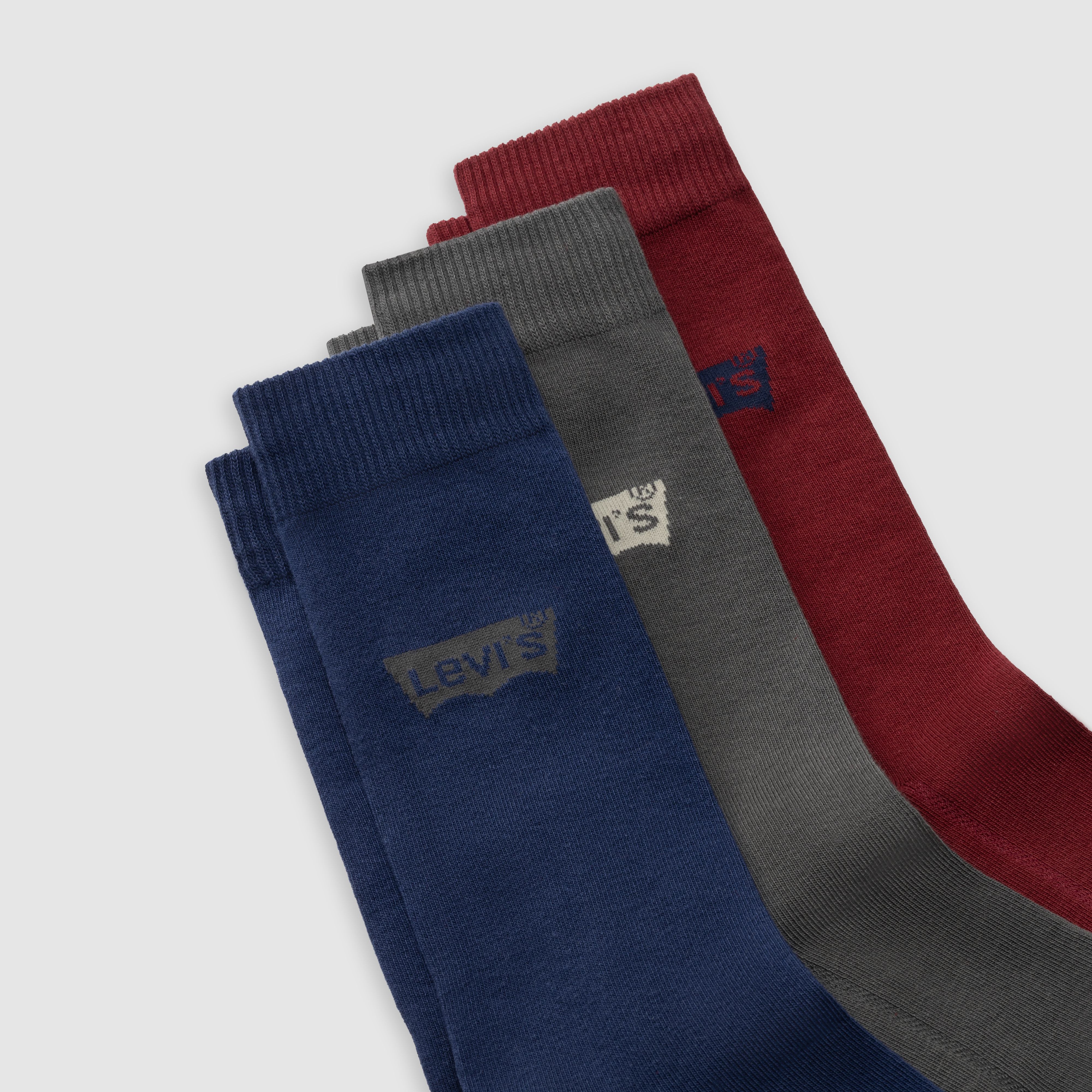 Levi's® Low Cut Batwing Logo Socks - 3 Pack 2