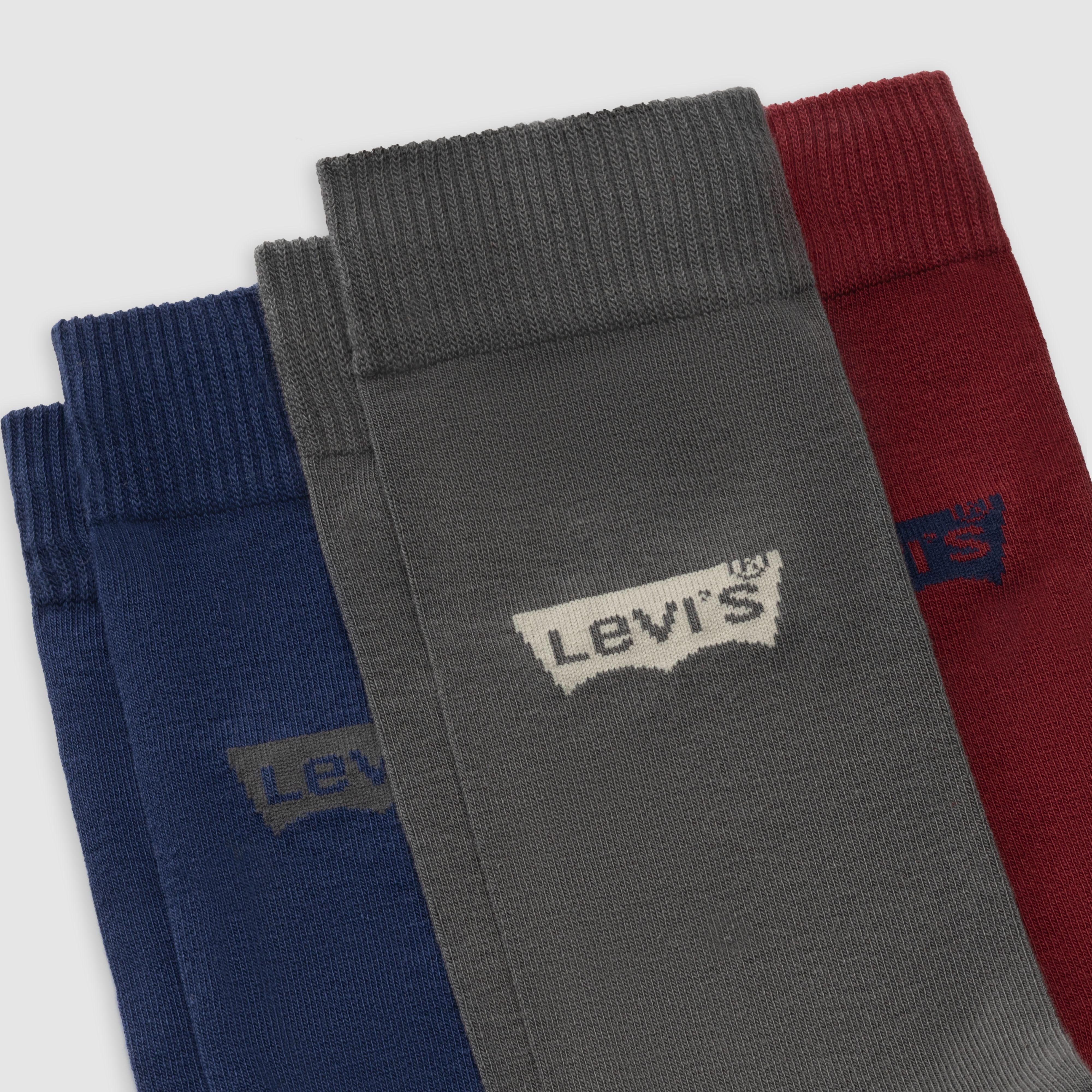 Levi's® Low Cut Batwing Logo Socks - 3 Pack 3