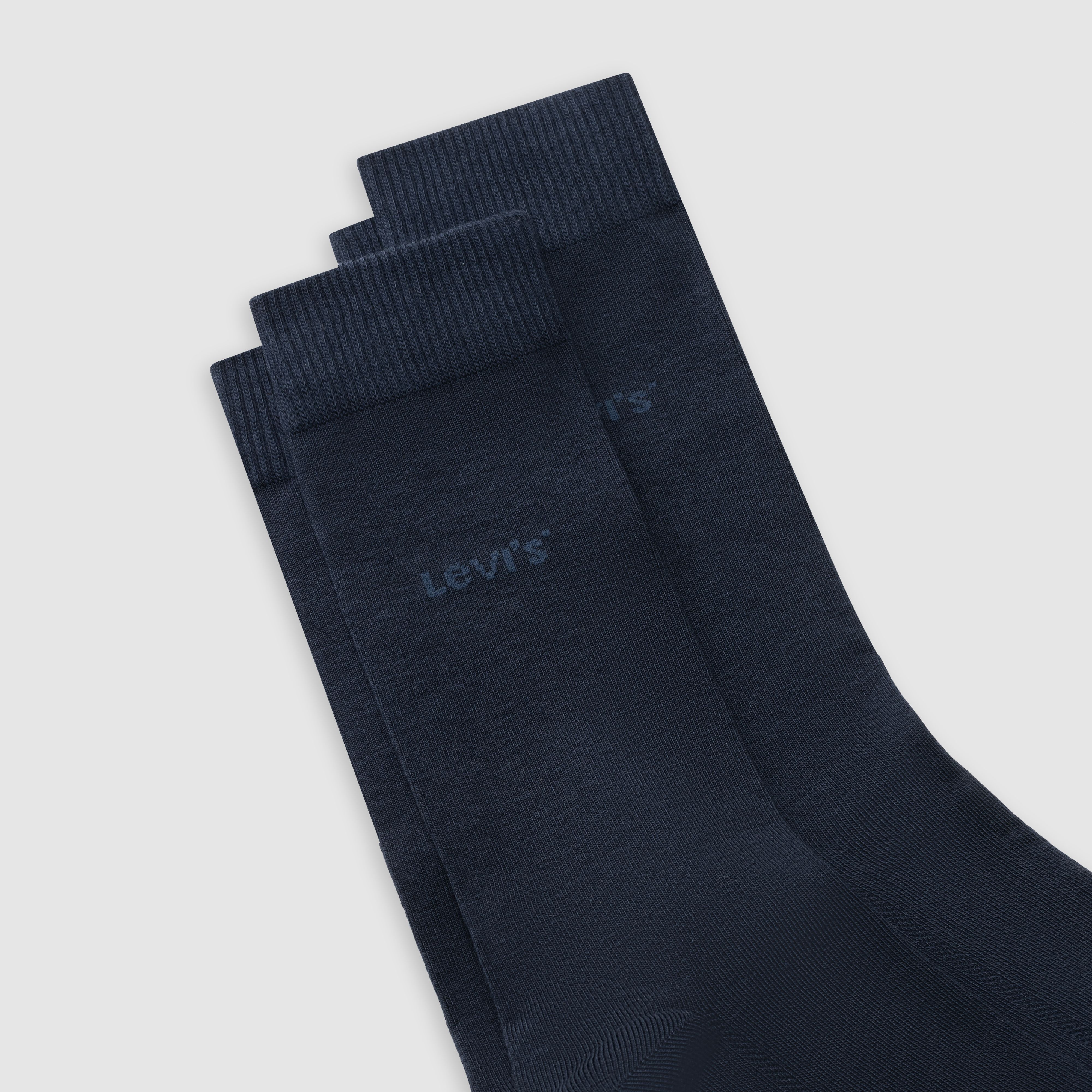 Levi's® Mid Cut Batwing Logo Socks - 3 Pack 2