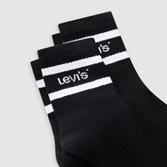 Levi's® Short Cut Sport Socks - 2 Pack — Black - Black 2