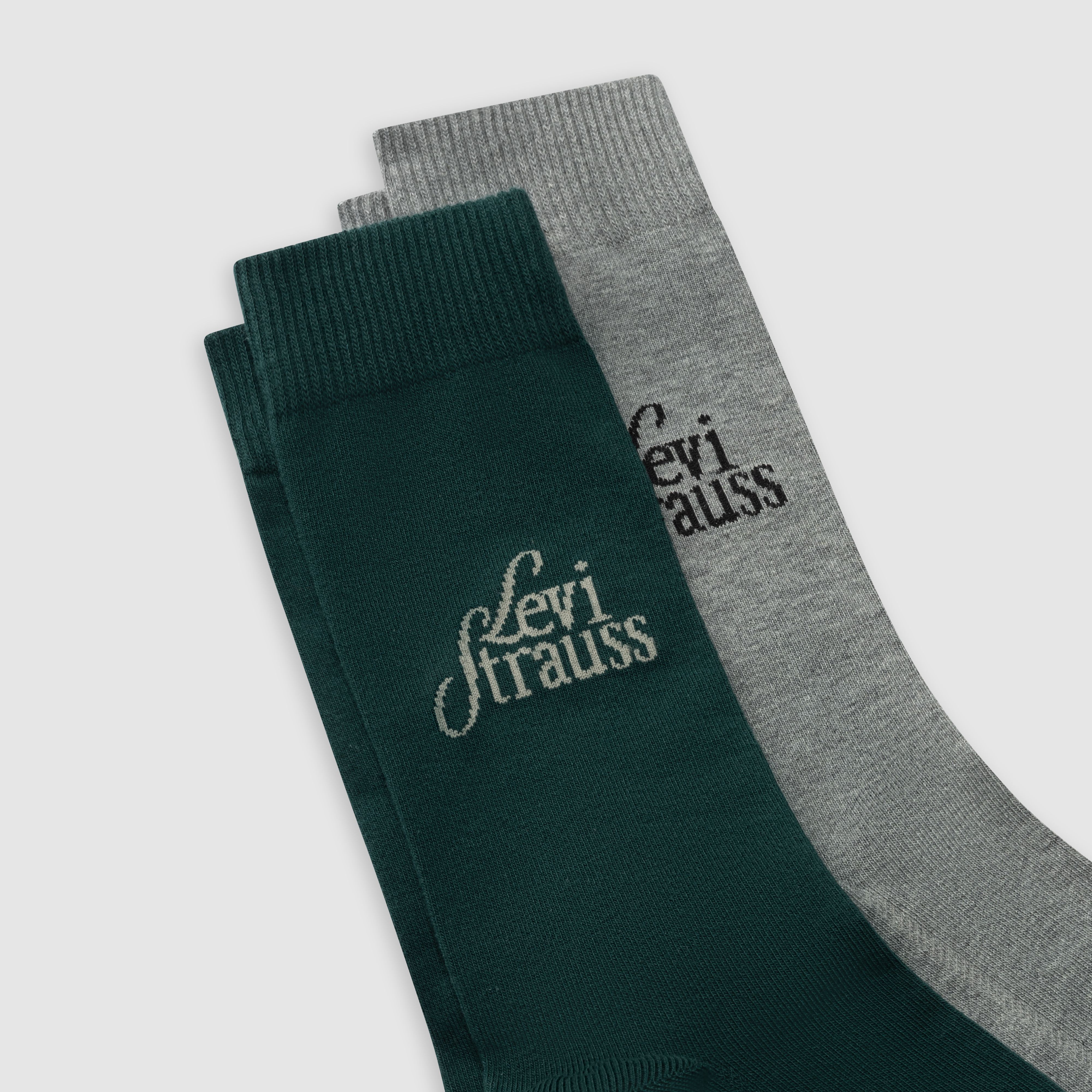 Levi's® Regular Cut Logo Socks - 2 Pack 2