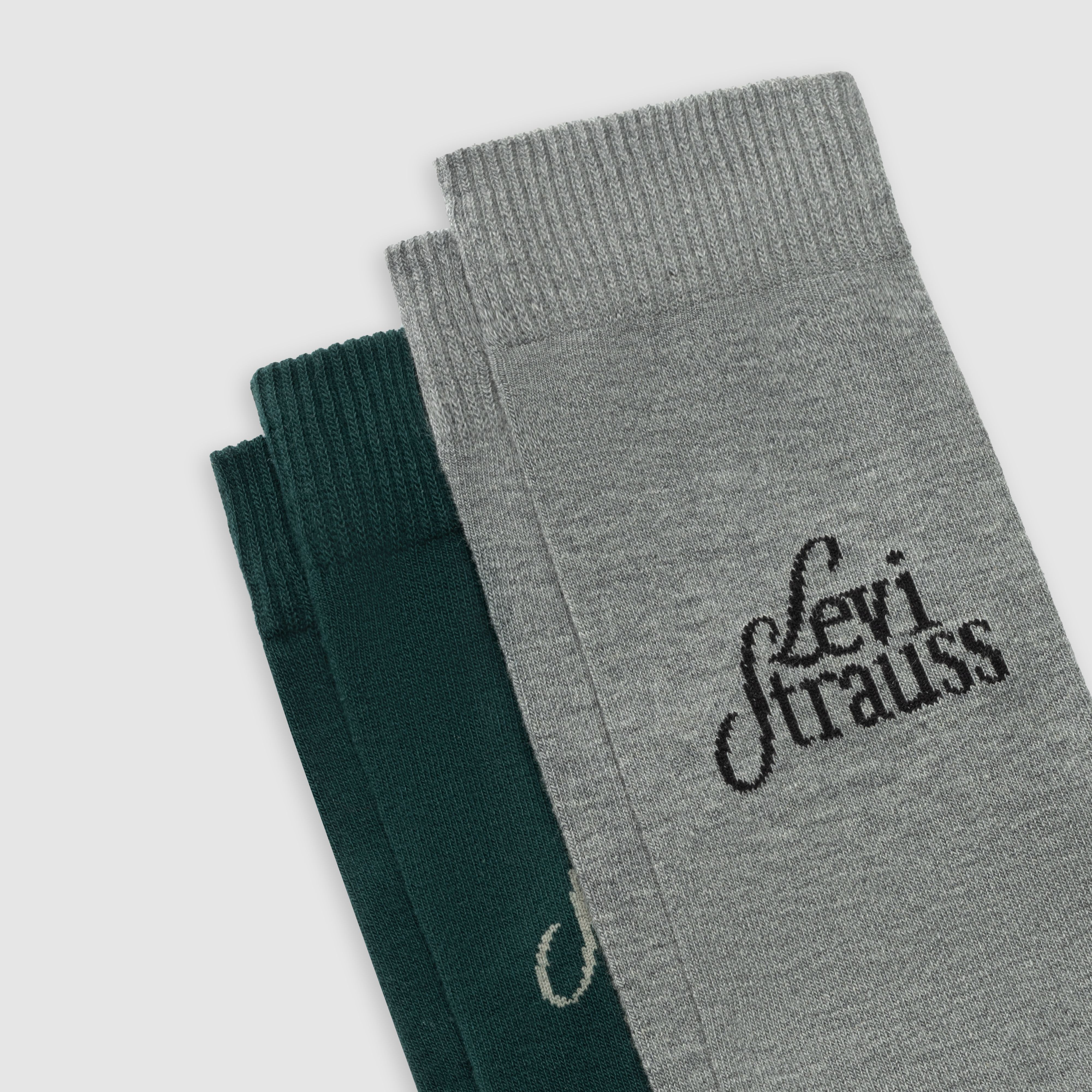 Levi's® Regular Cut Logo Socks - 2 Pack 3