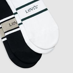 Levi's® Low Cut Socks - 2 Pack — Black/White - Multi Colour 3