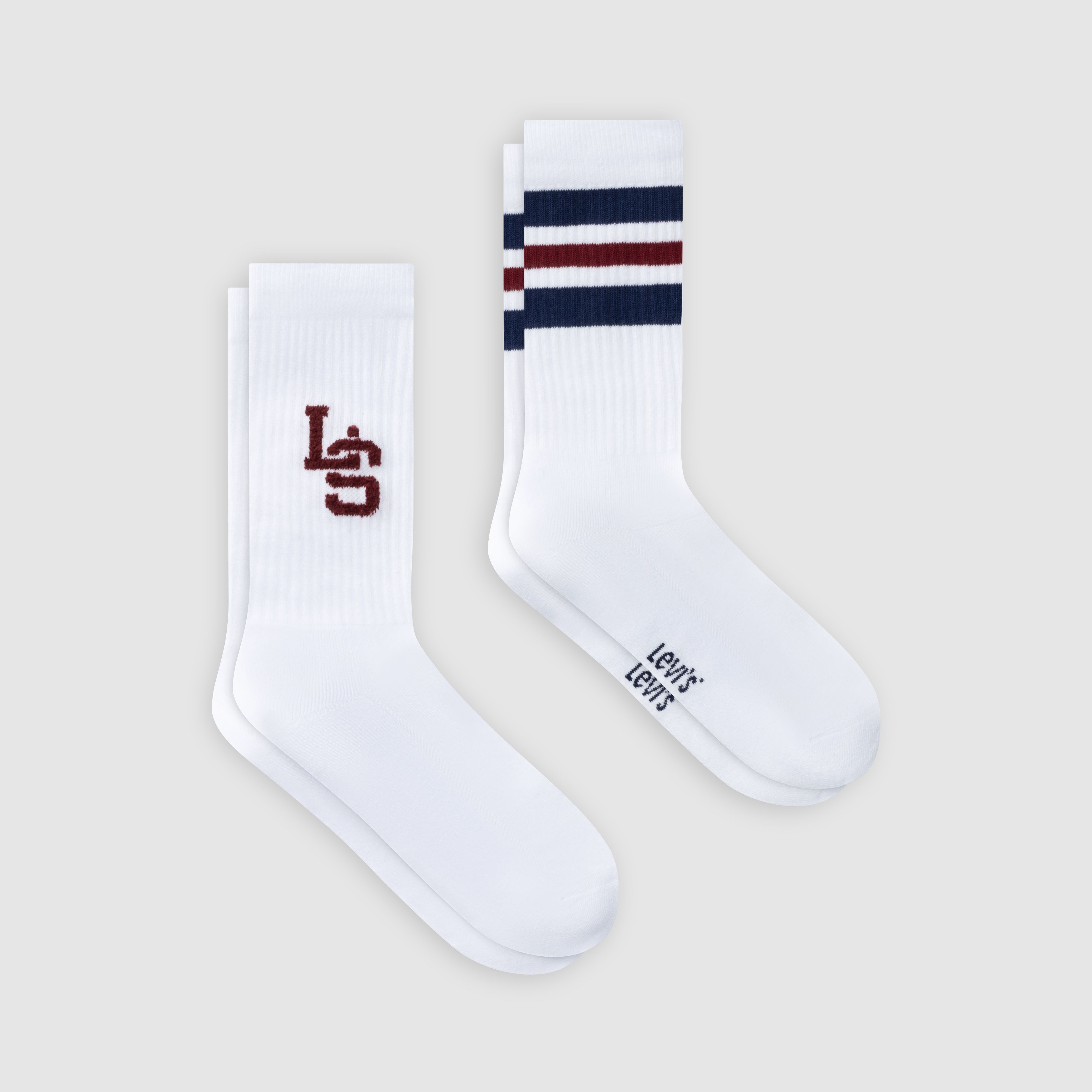 Levi's® Regular Cut Logo Socks - 2 Pack 1