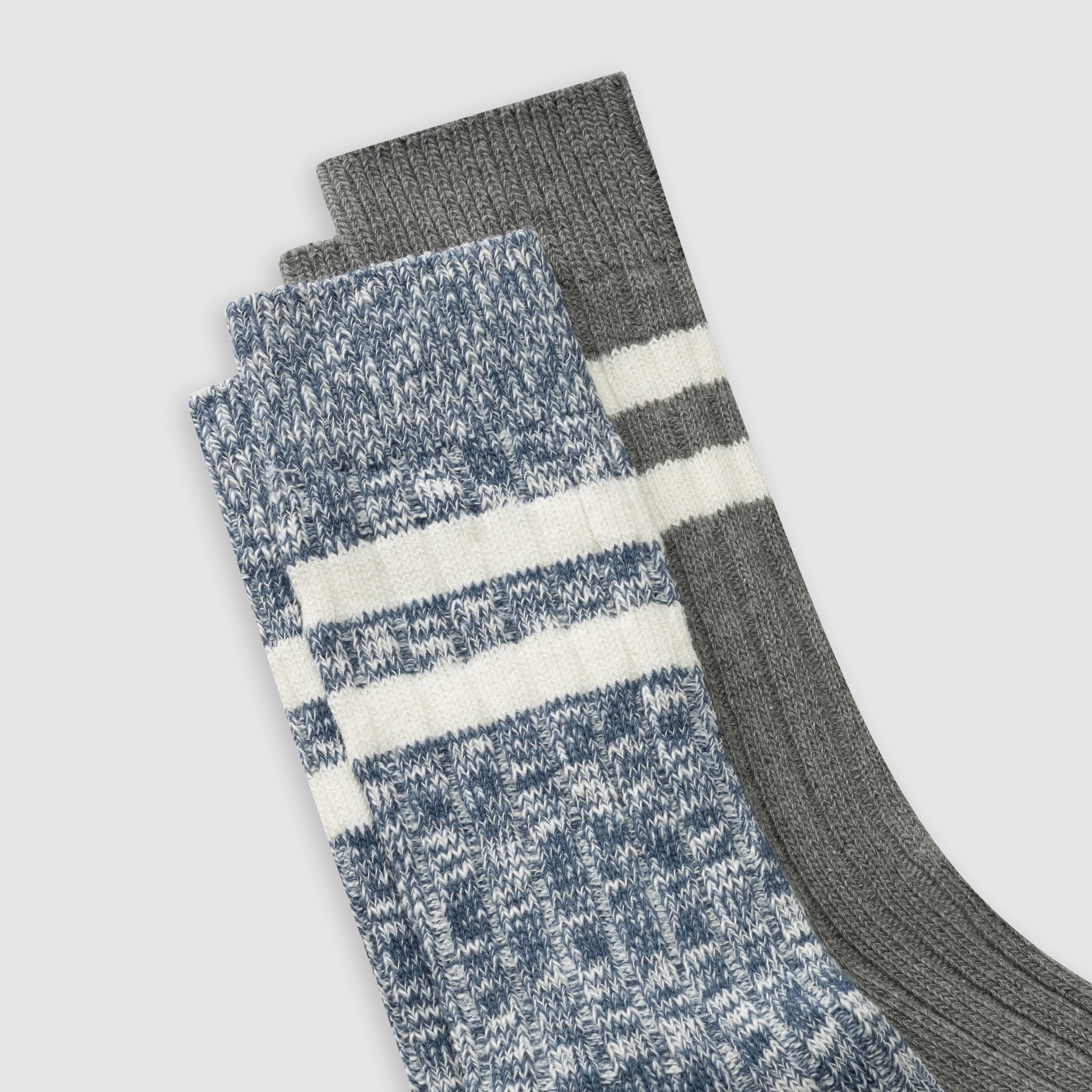 Levi's® Regular Cut Mouline Bootsock - 2 Pack 2