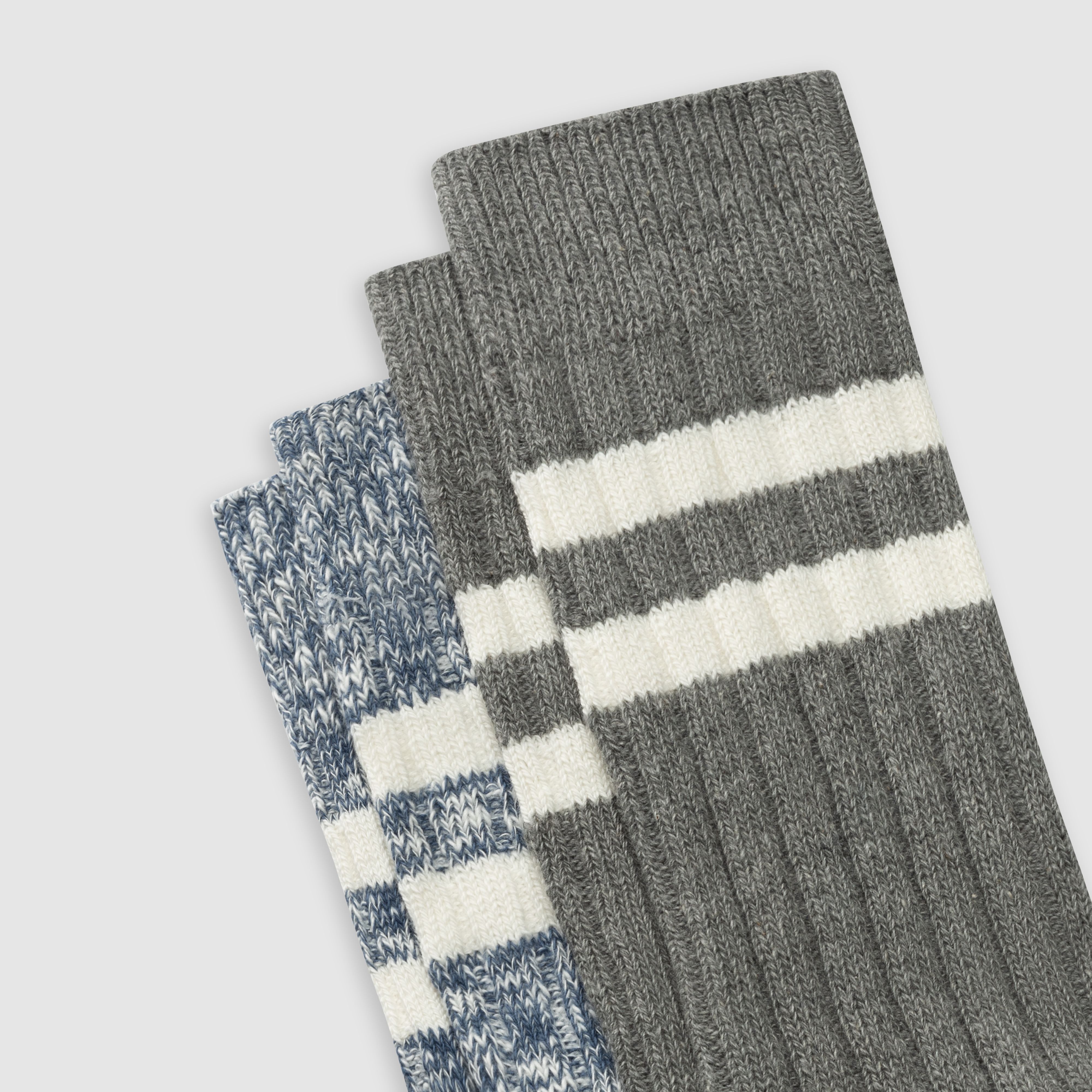 Levi's® Regular Cut Mouline Bootsock - 2 Pack 3