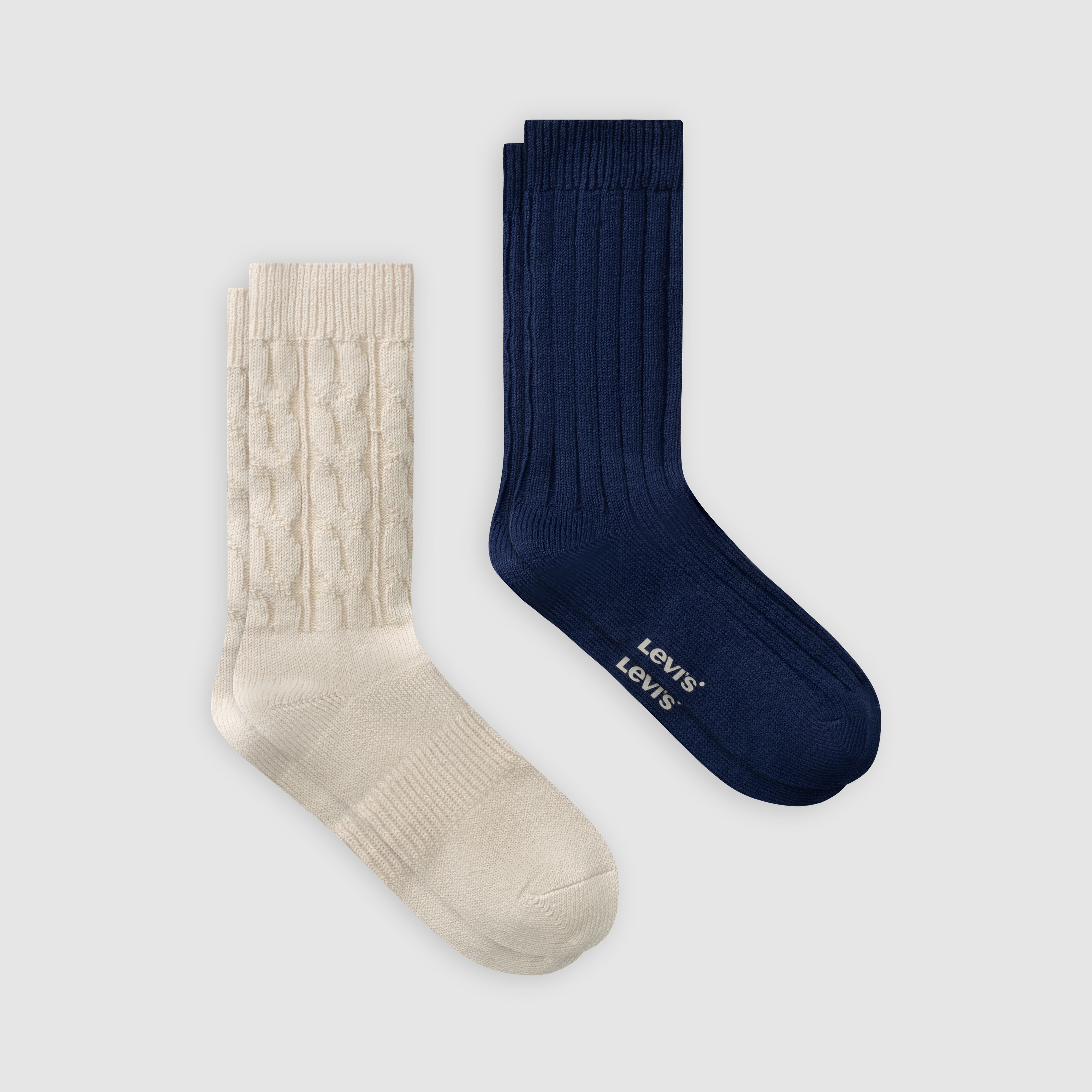 Levi's® Regular Cut Cable Bootsock - 2 Pack 1