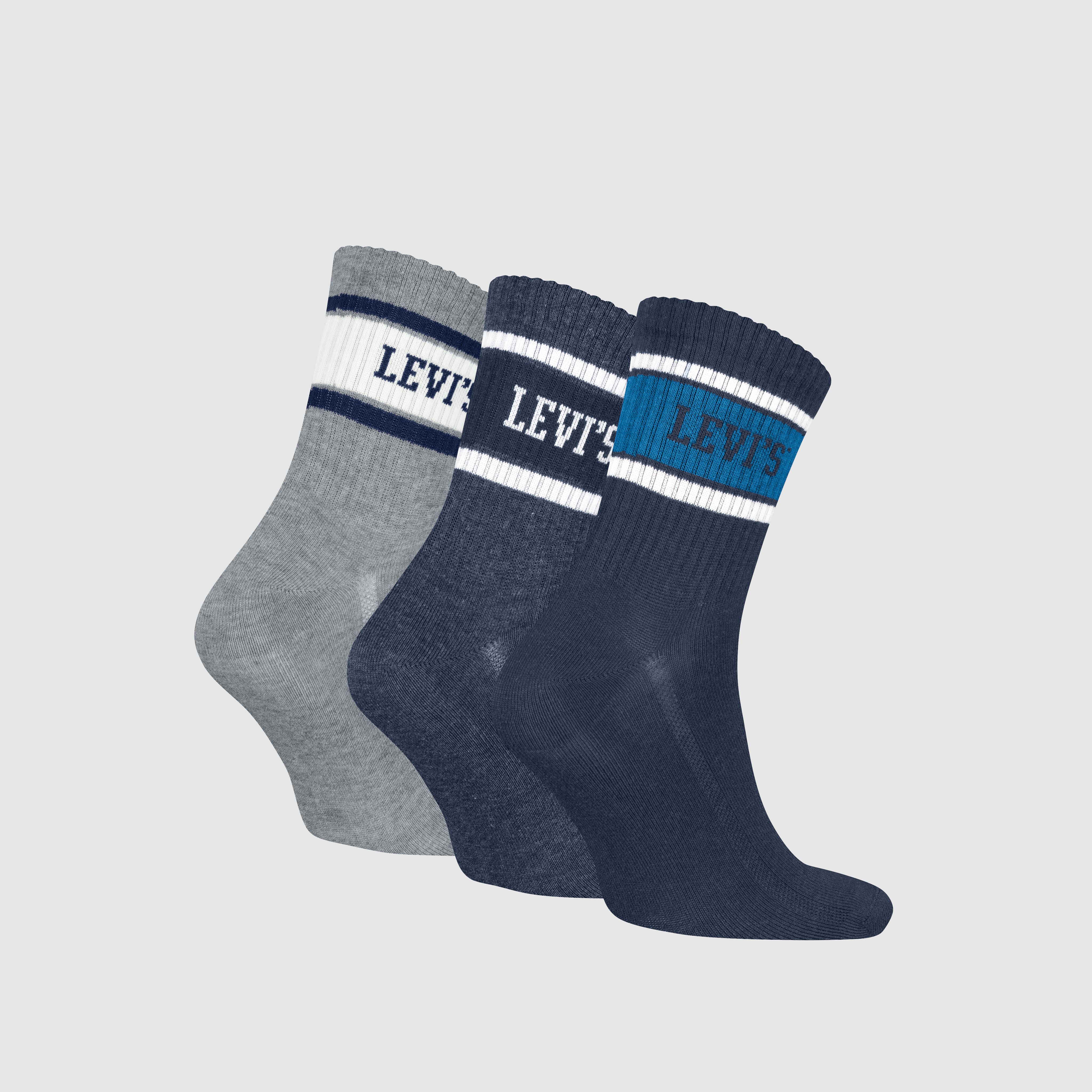 Levi's® Short Cut Collegiate Socks - 3 pack 2