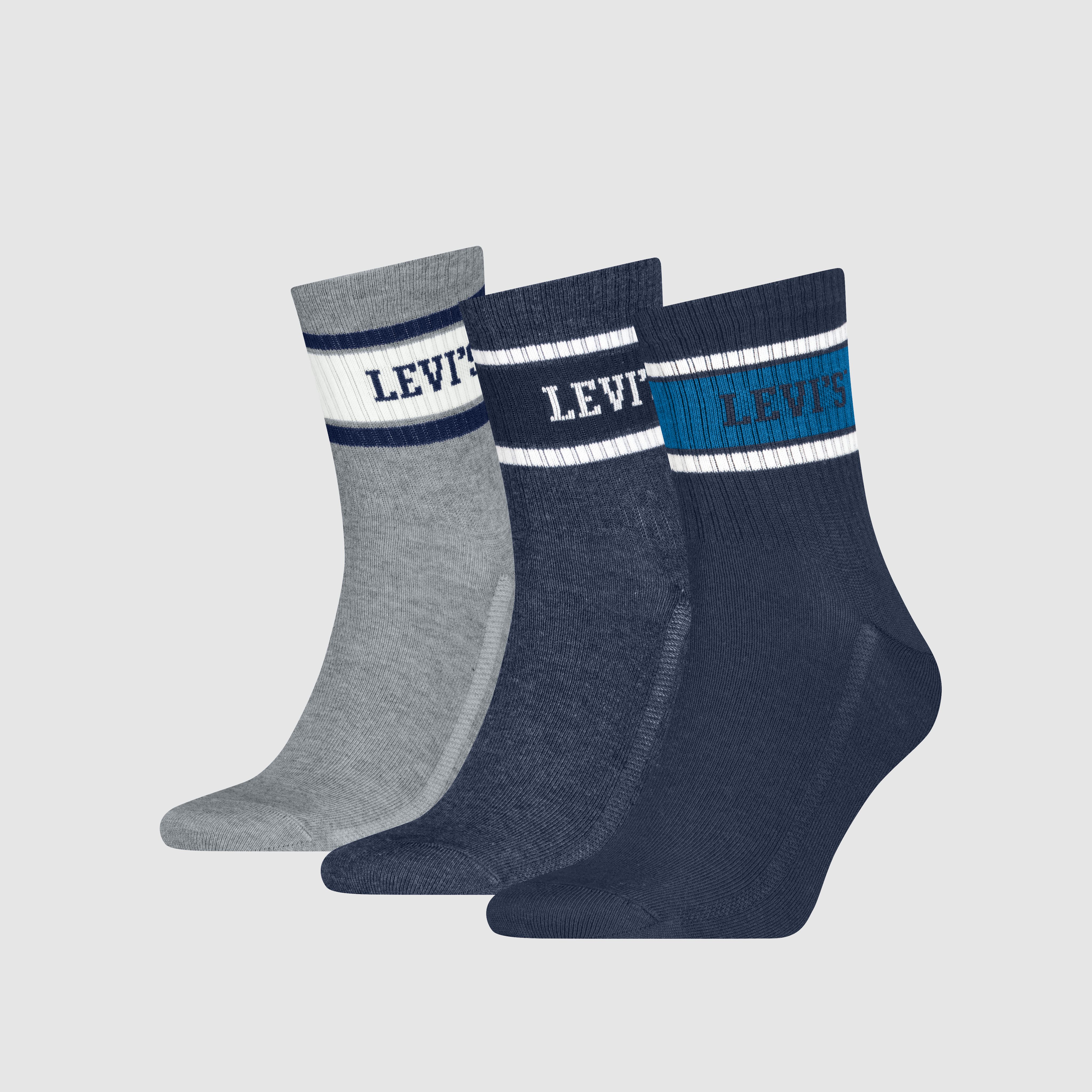 Levi's® Short Cut Collegiate Socks - 3 pack 1