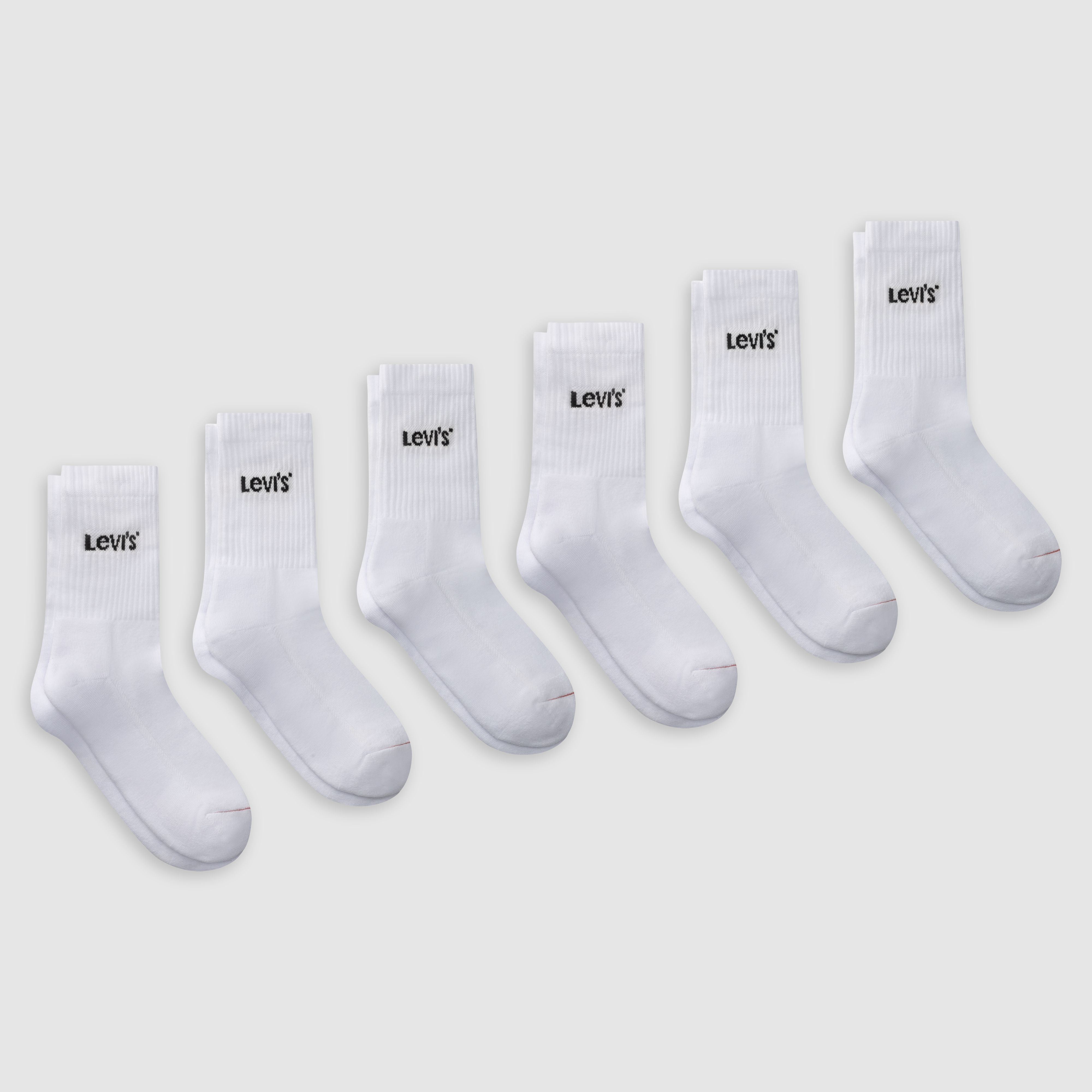 Levi's® Regular Cut Batwing Logo Socks - 6 pack 1
