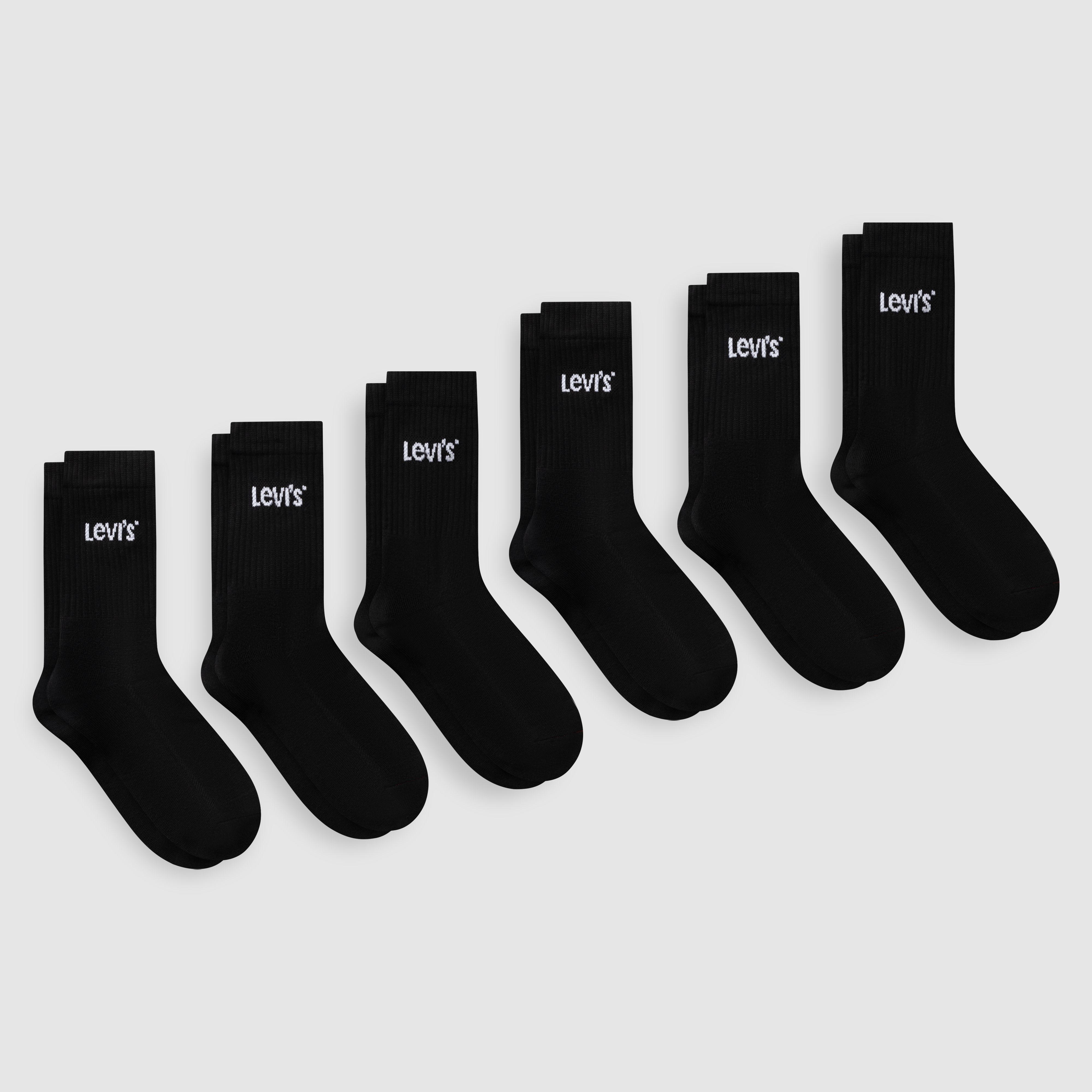 Levi's® Regular Cut Batwing Logo Socks - 6 pack 1