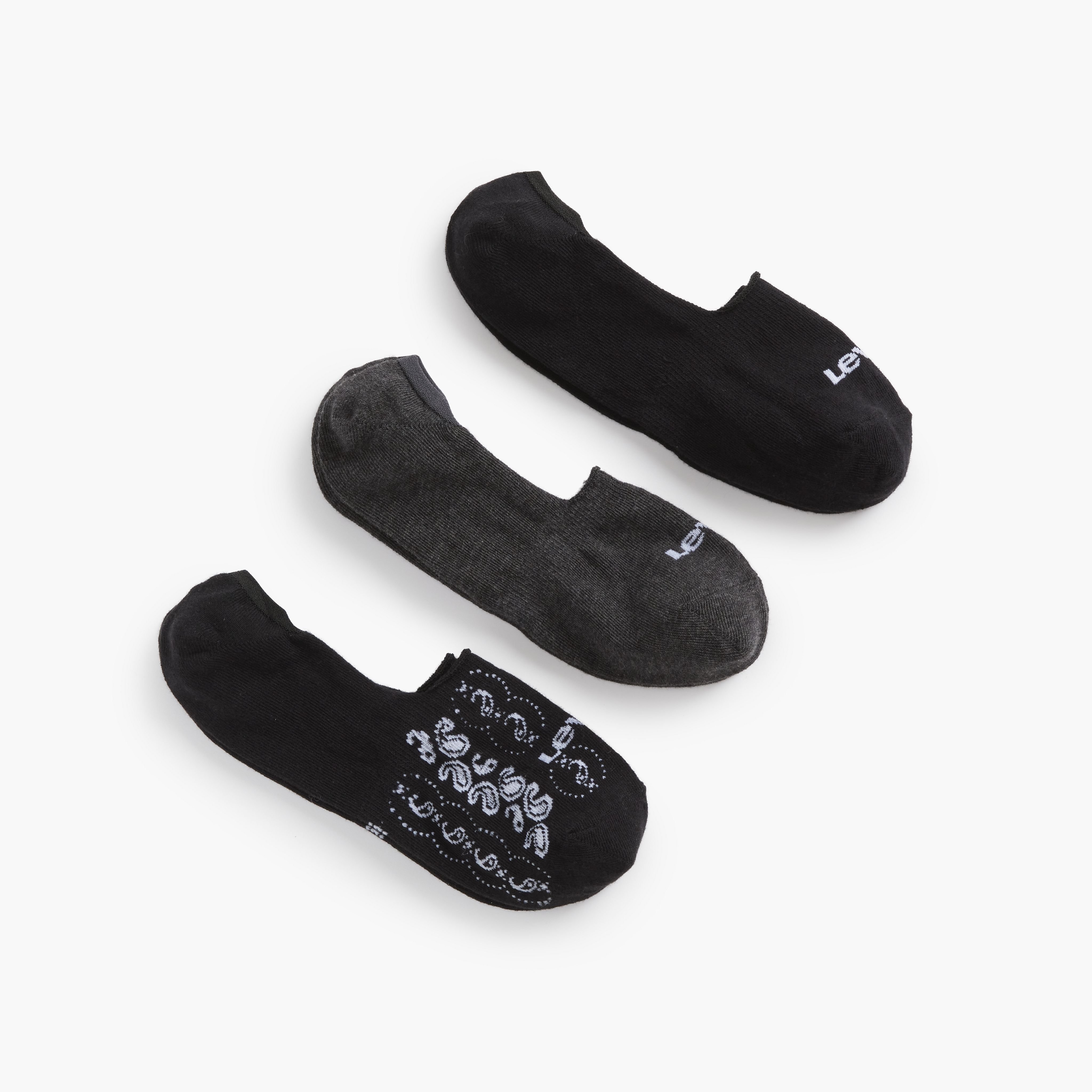 Bandana Patch No Show Socks (3 Pack) 1