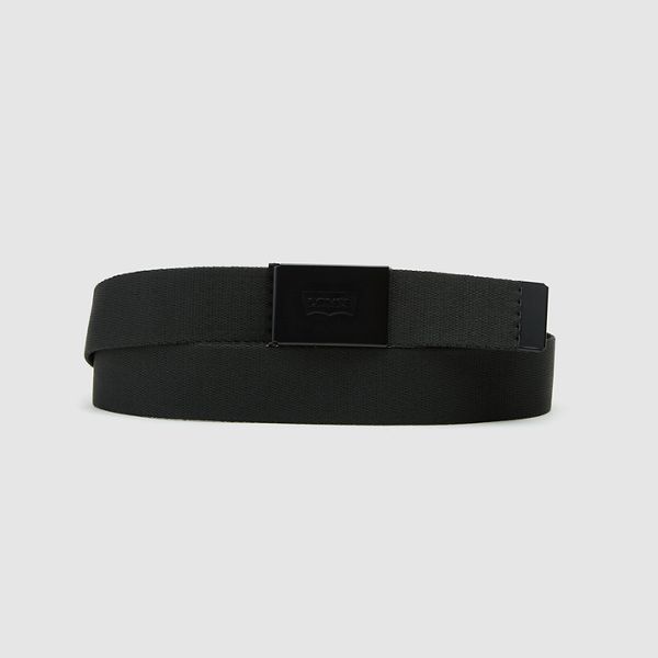 Belt with Tonal Logo — Regular Black