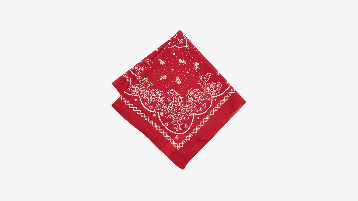 Paisley Bandana — Regular Red