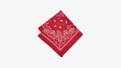 Paisley Bandana — Regular Red 4