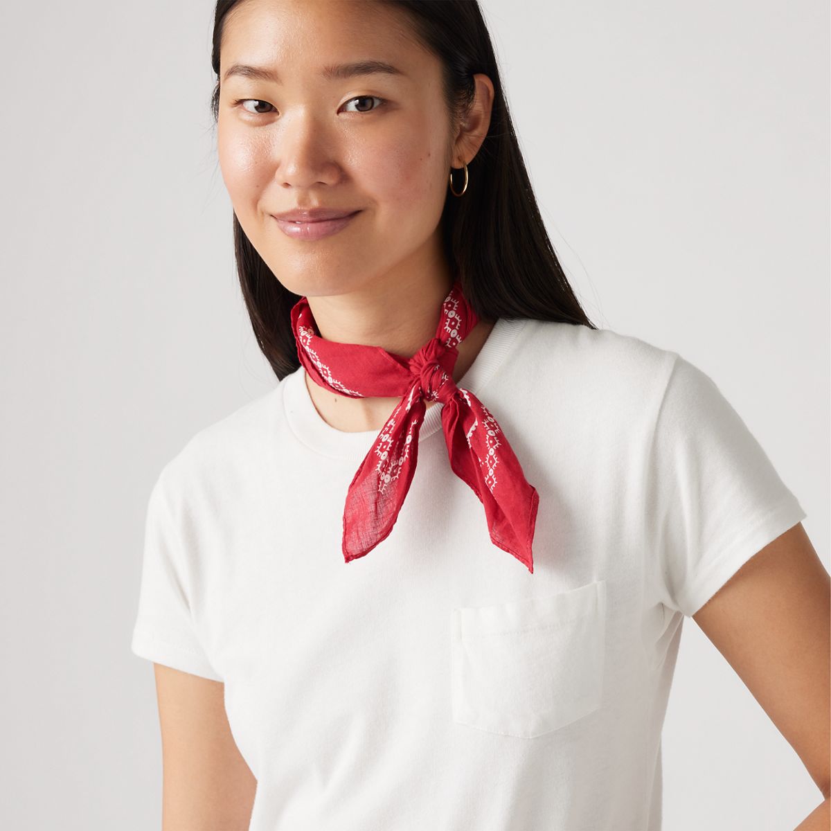 Paisley Bandana — Regular Red