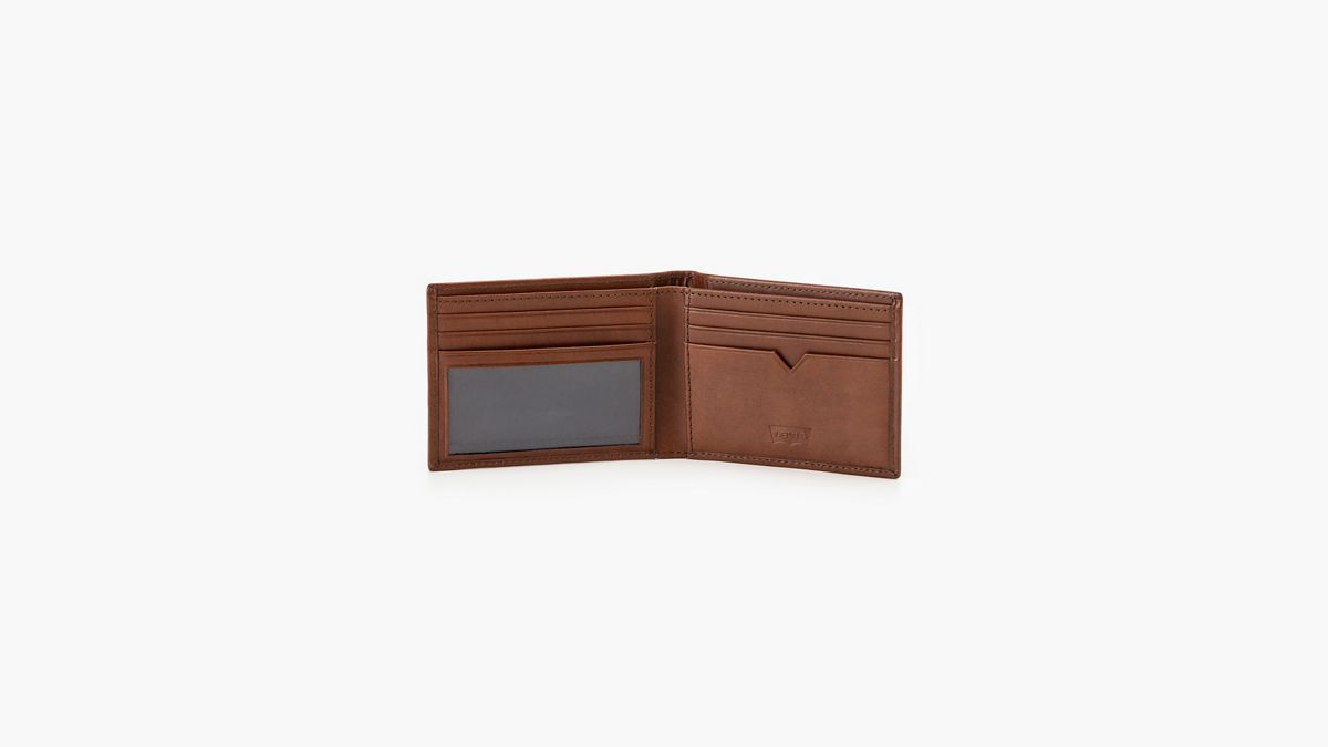 Levi's® Logo Bifold ID Wallet — Light Brown - Brown