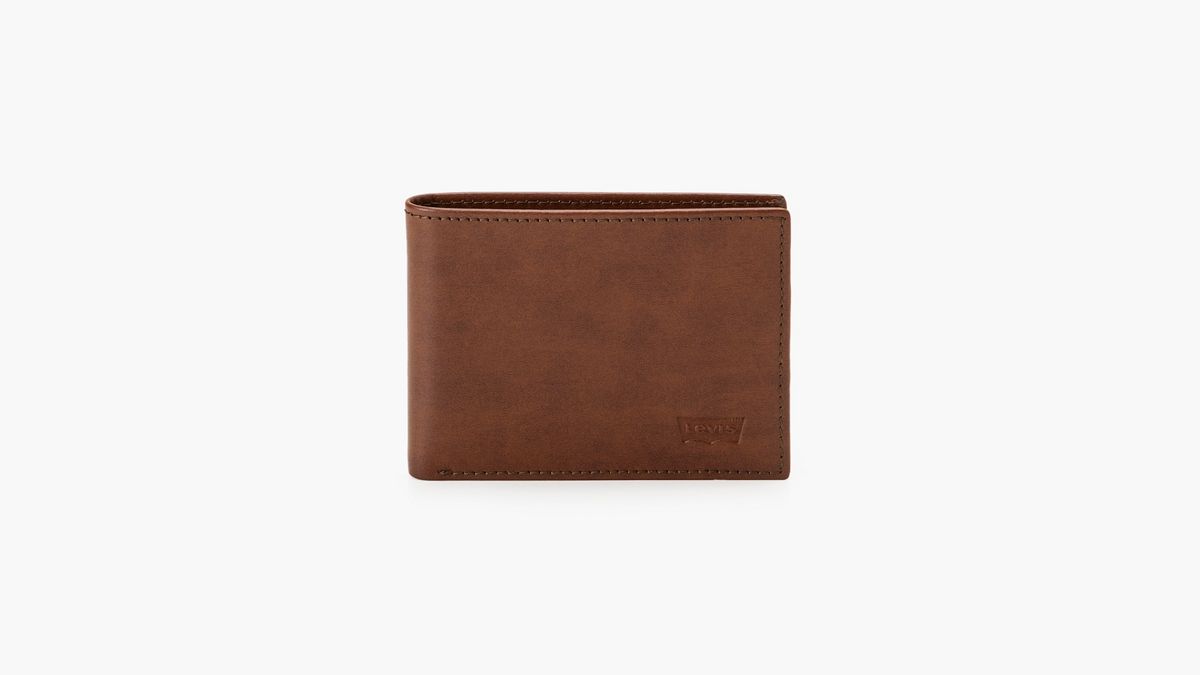 Levi's® Logo Bifold ID Wallet — Light Brown - Brown