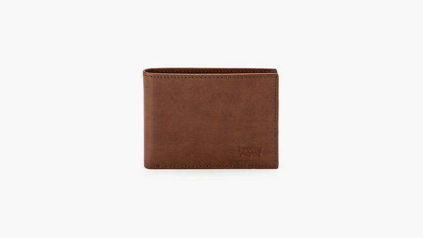 Levi's® Logo Bifold ID Wallet — Light Brown - Brown