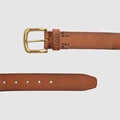 Levis Tumbled Icon Belt — Drake Khaki - Brown 3