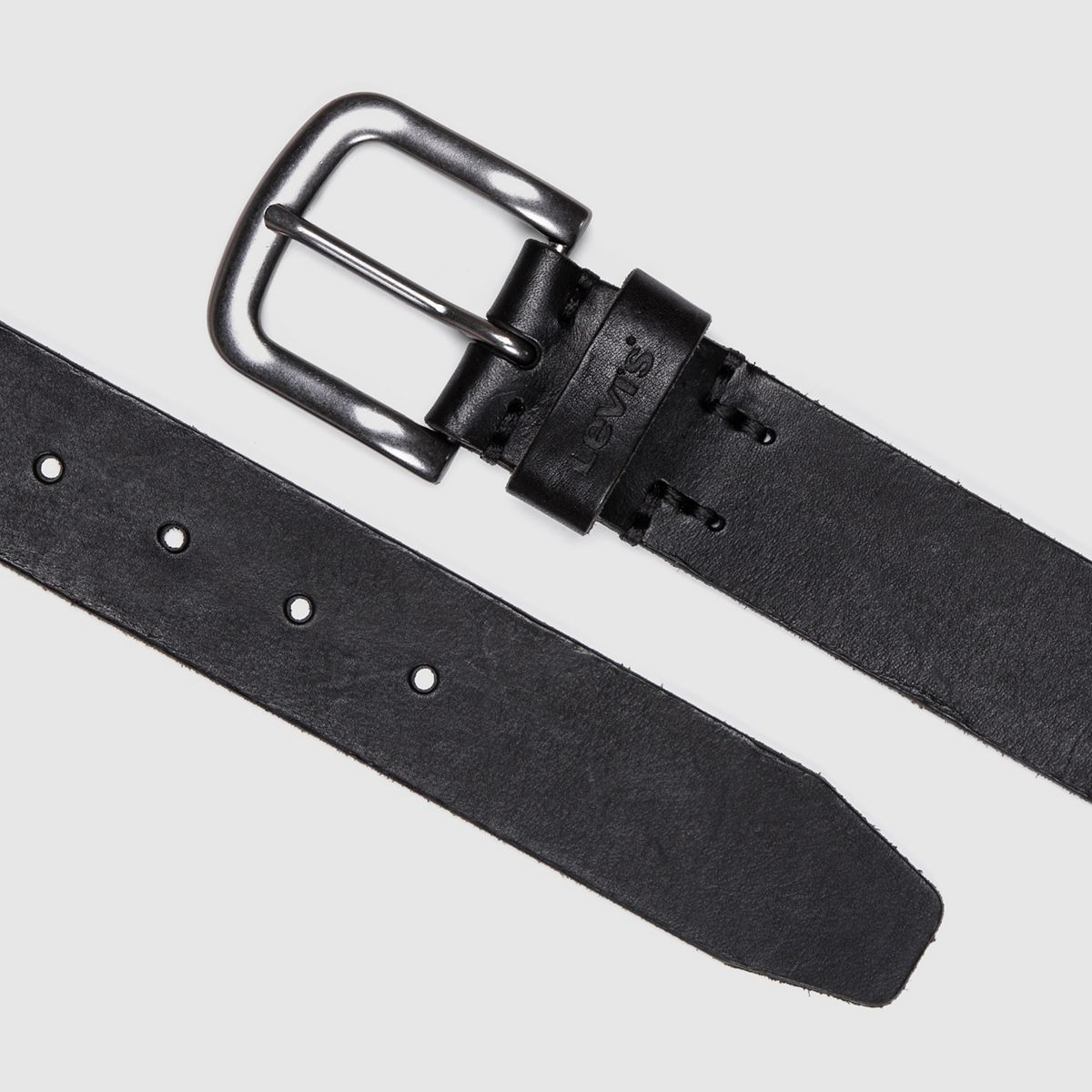 Tumbled Icon Belt — Black