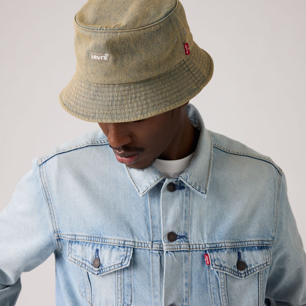 Batwing Bucket Hat — Its Okay - Grey