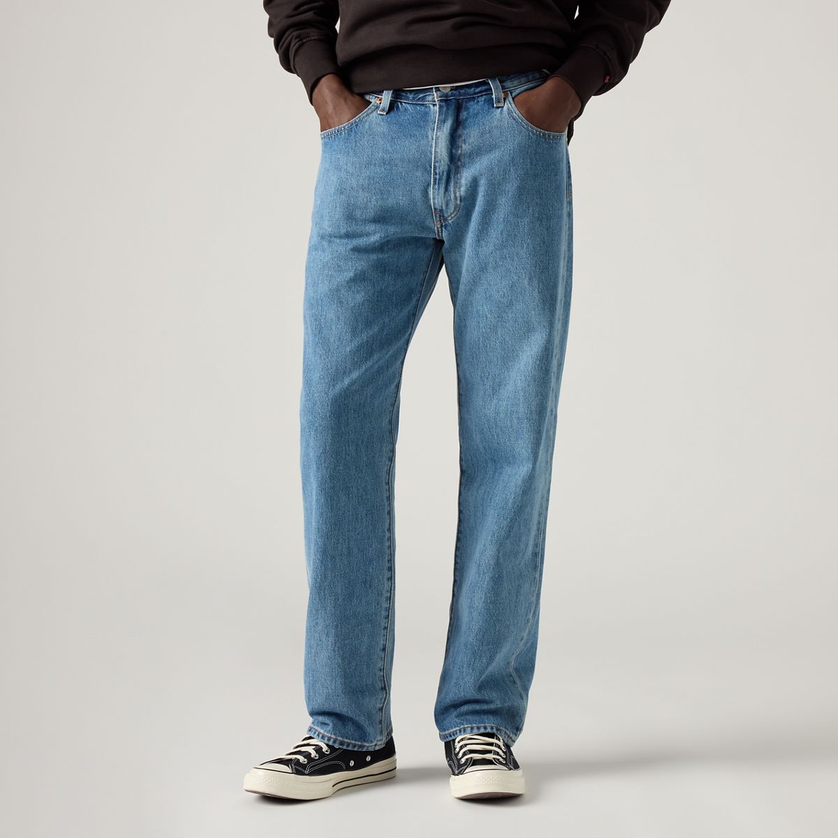 555™ Relaxed Straight Men's Jeans — Blue Essentials - Medium Wash