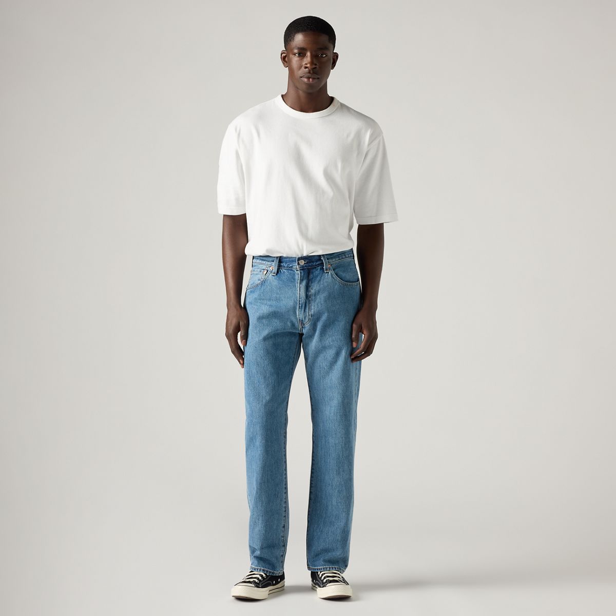 555™ Relaxed Straight Men's Jeans — Blue Essentials - Medium Wash