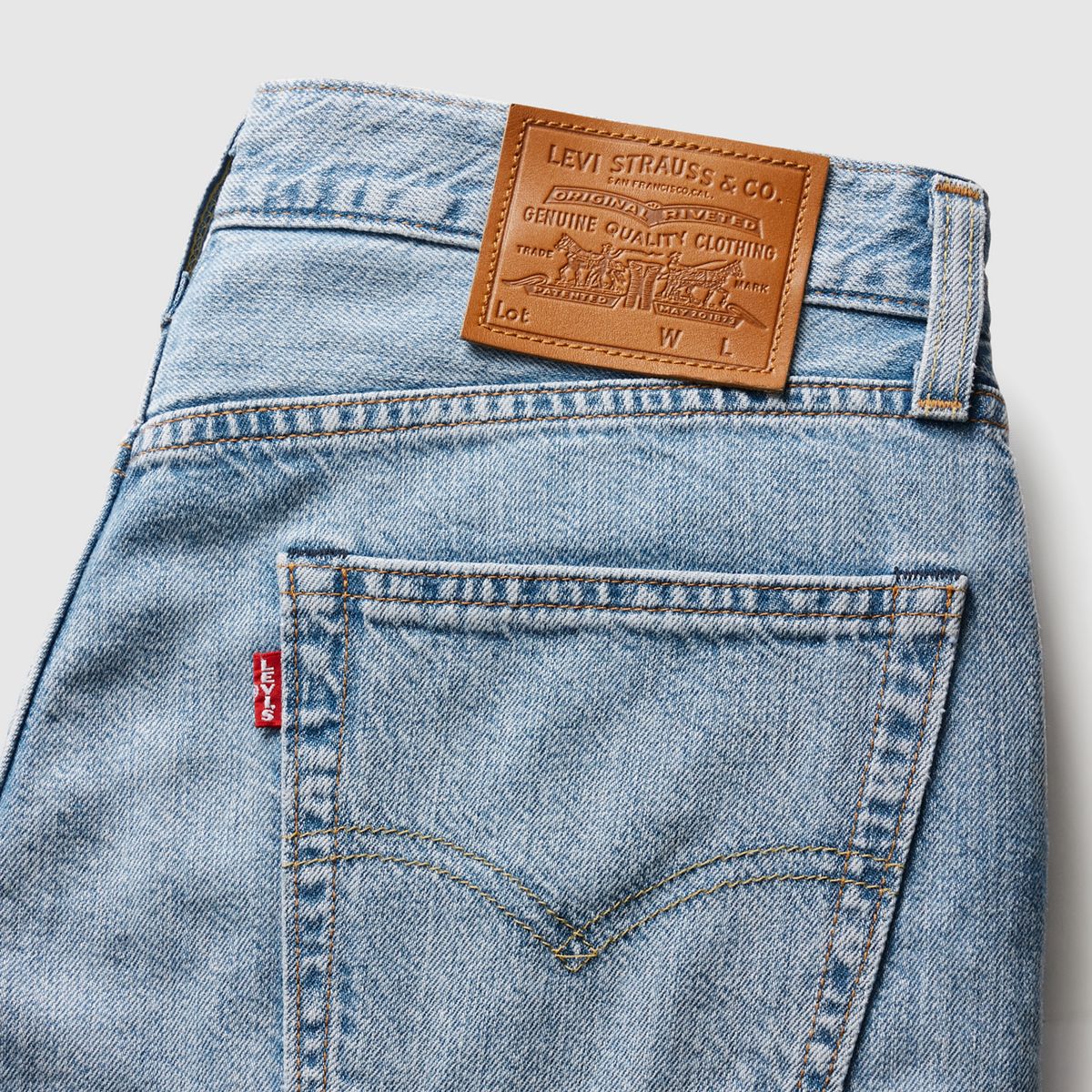 555™ Relaxed Straight Linen+ Denim Men's Jeans — Call Me Again - Light Wash