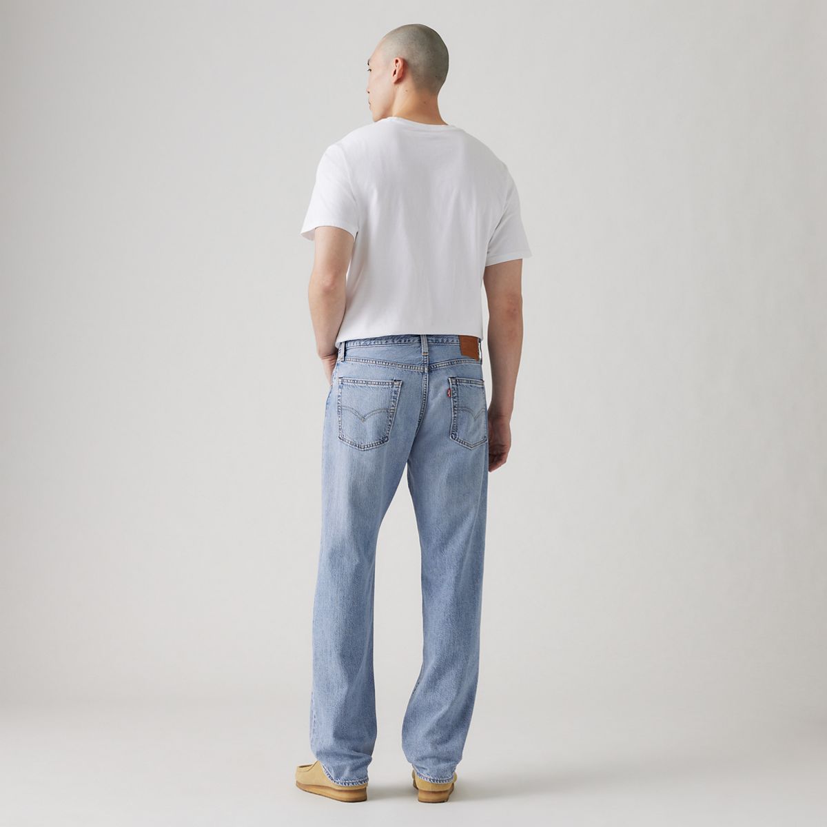 555™ Relaxed Straight Linen+ Denim Men's Jeans — Call Me Again - Light Wash
