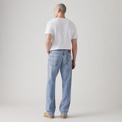555™ Relaxed Straight Linen+ Denim Men's Jeans — Call Me Again - Light Wash 3