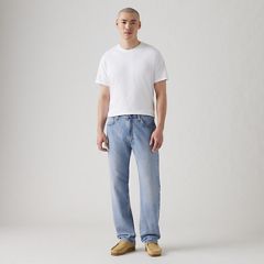 555™ Relaxed Straight Linen+ Denim Men's Jeans — Call Me Again - Light Wash 5